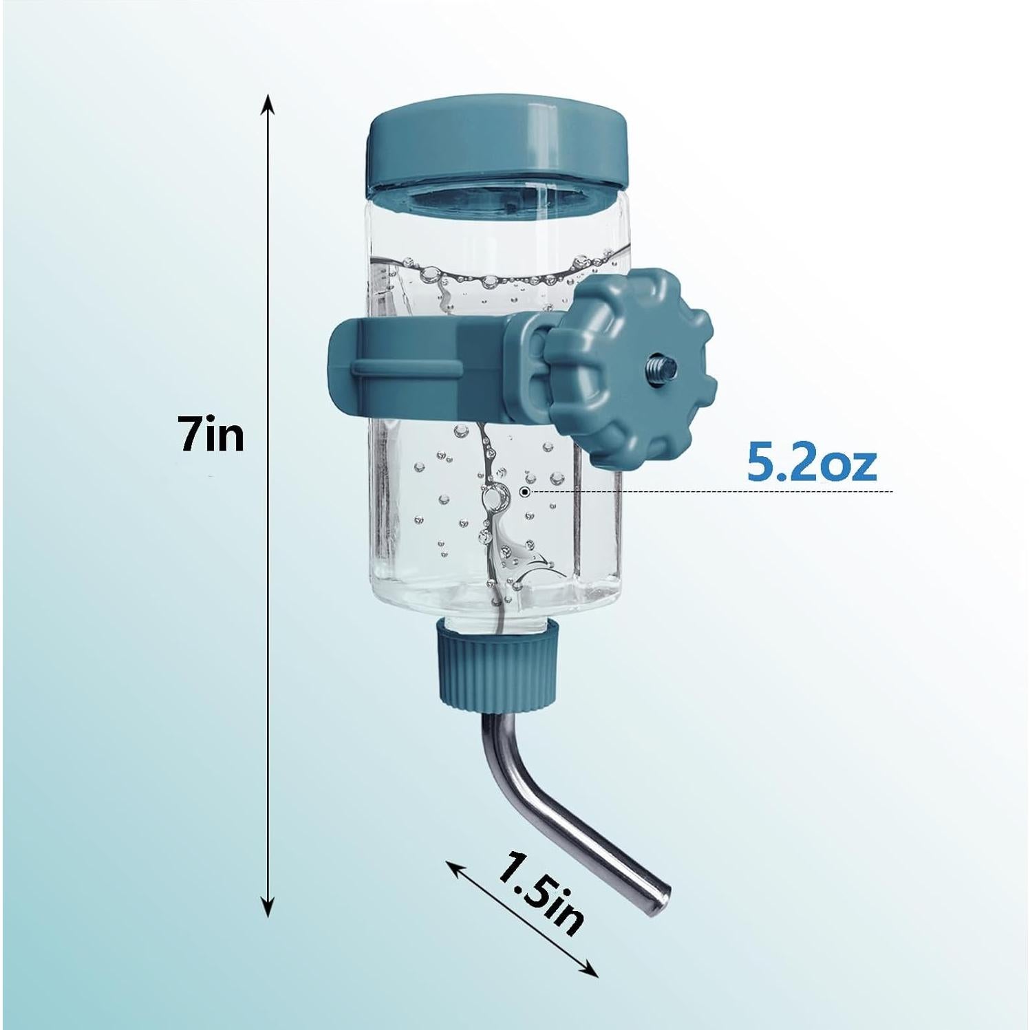 Botella de Agua Sin Goteo LOS ANDES 155ml para Hámsters