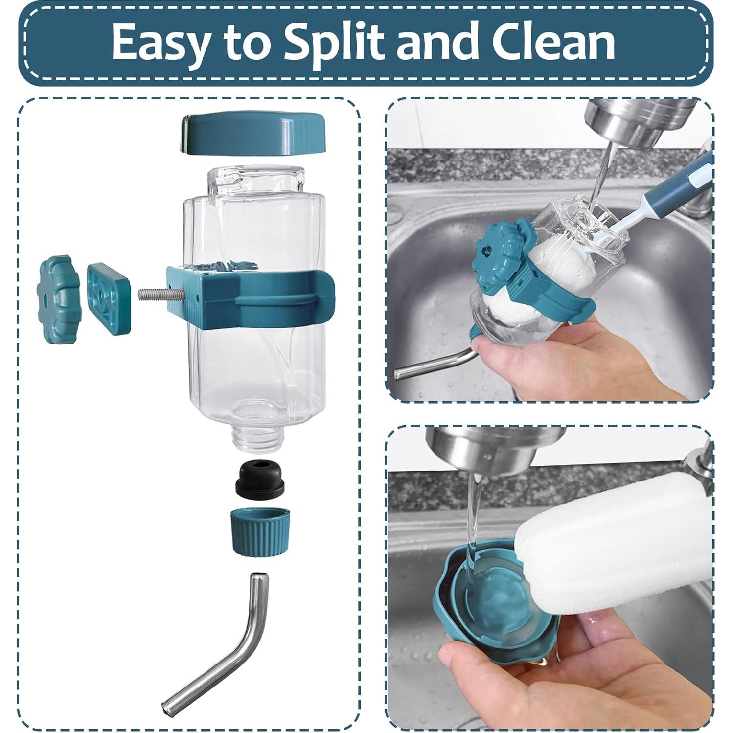 Botella de Agua Sin Goteo LOS ANDES 155ml para Hámsters