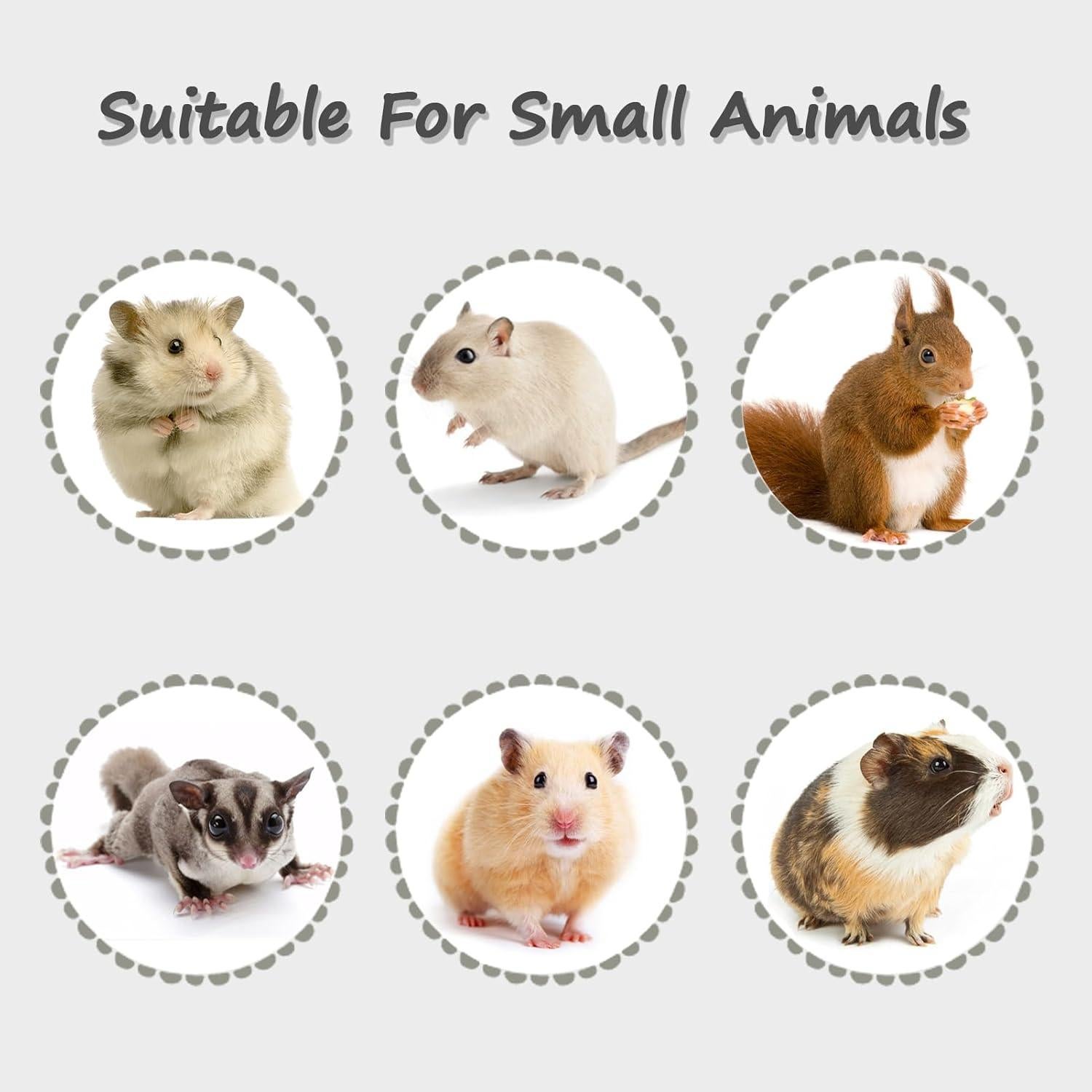 Botella de Agua Sin Goteo LOS ANDES 155ml para Hámsters