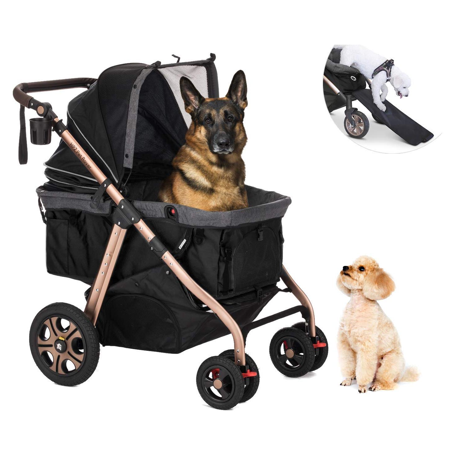 Carro de Paseo para Mascotas HPZ Pet Rover SUV Negro 100 lbs