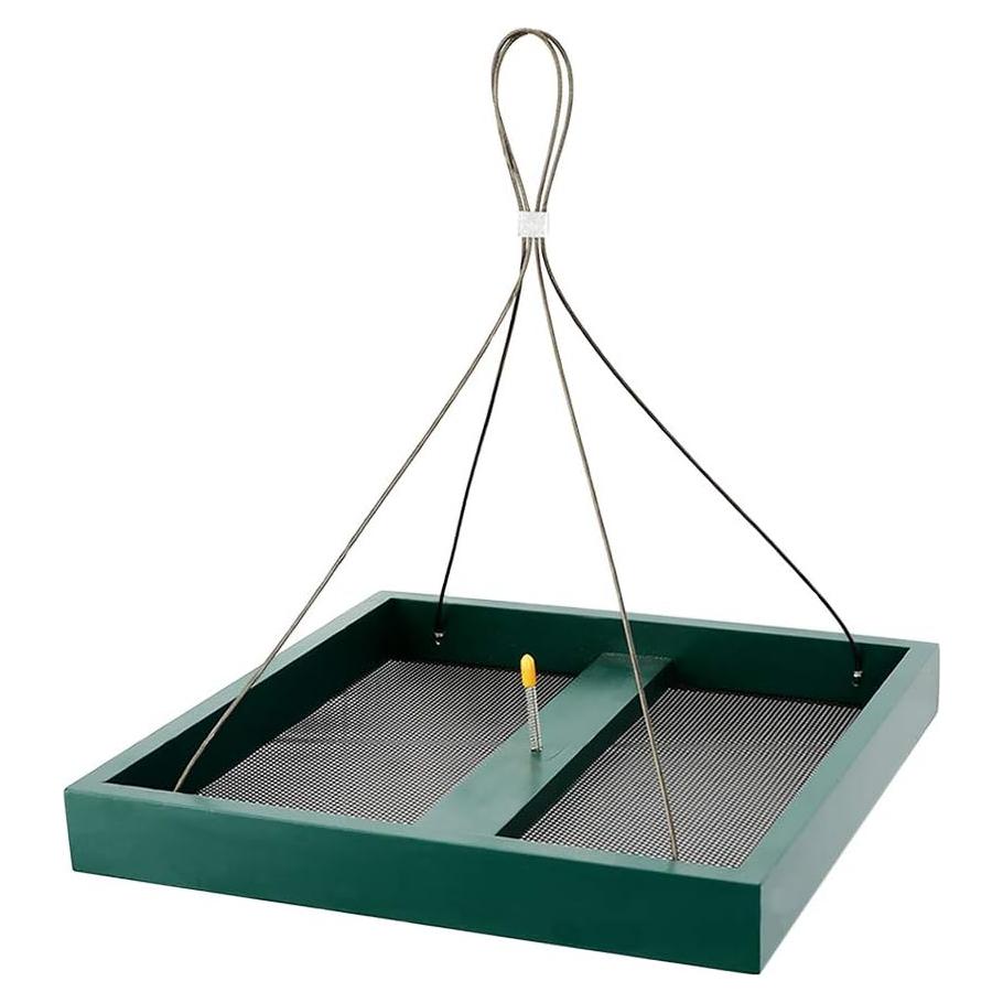 Comedero Colgante para Aves Solution4Patio 4.54 kg Verde