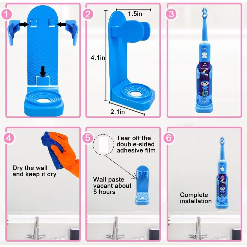 Cepillo de Dientes Eléctrico Musical OJV 8620 para Niños 3-14 Años