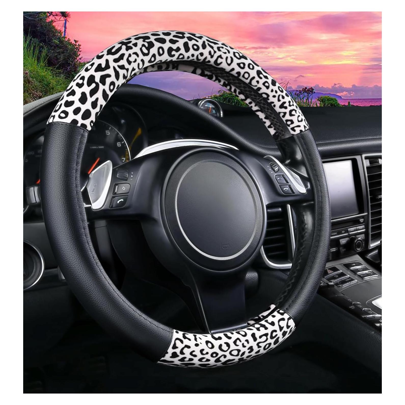 Funda de Volante Forala Cheetah - Cuero de Leopardo 15"