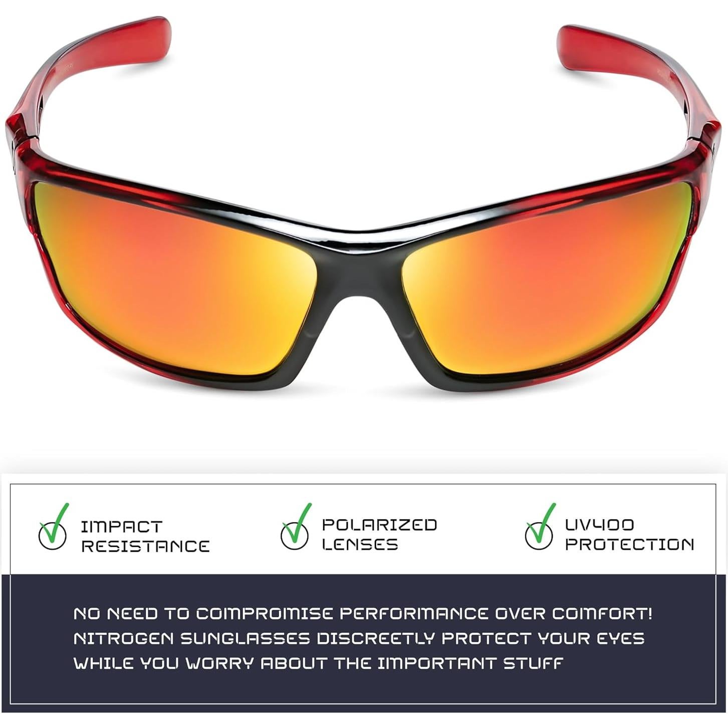 Gafas de sol deportivas Nitrogen polarizadas UV400 unisex