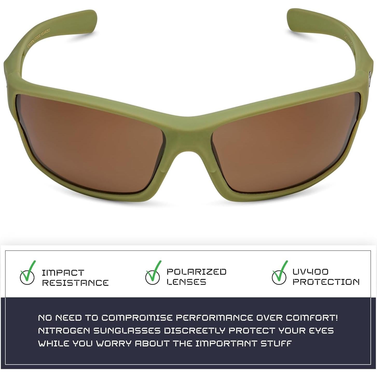 Gafas de sol deportivas Nitrogen polarizadas UV400 unisex