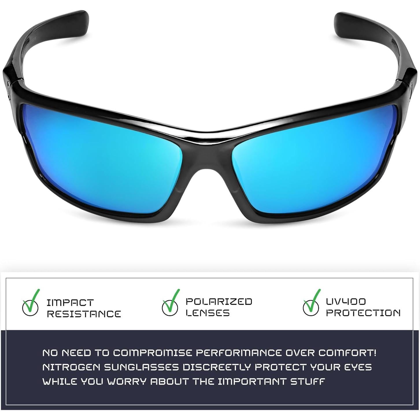 Gafas de sol deportivas Nitrogen polarizadas UV400 unisex