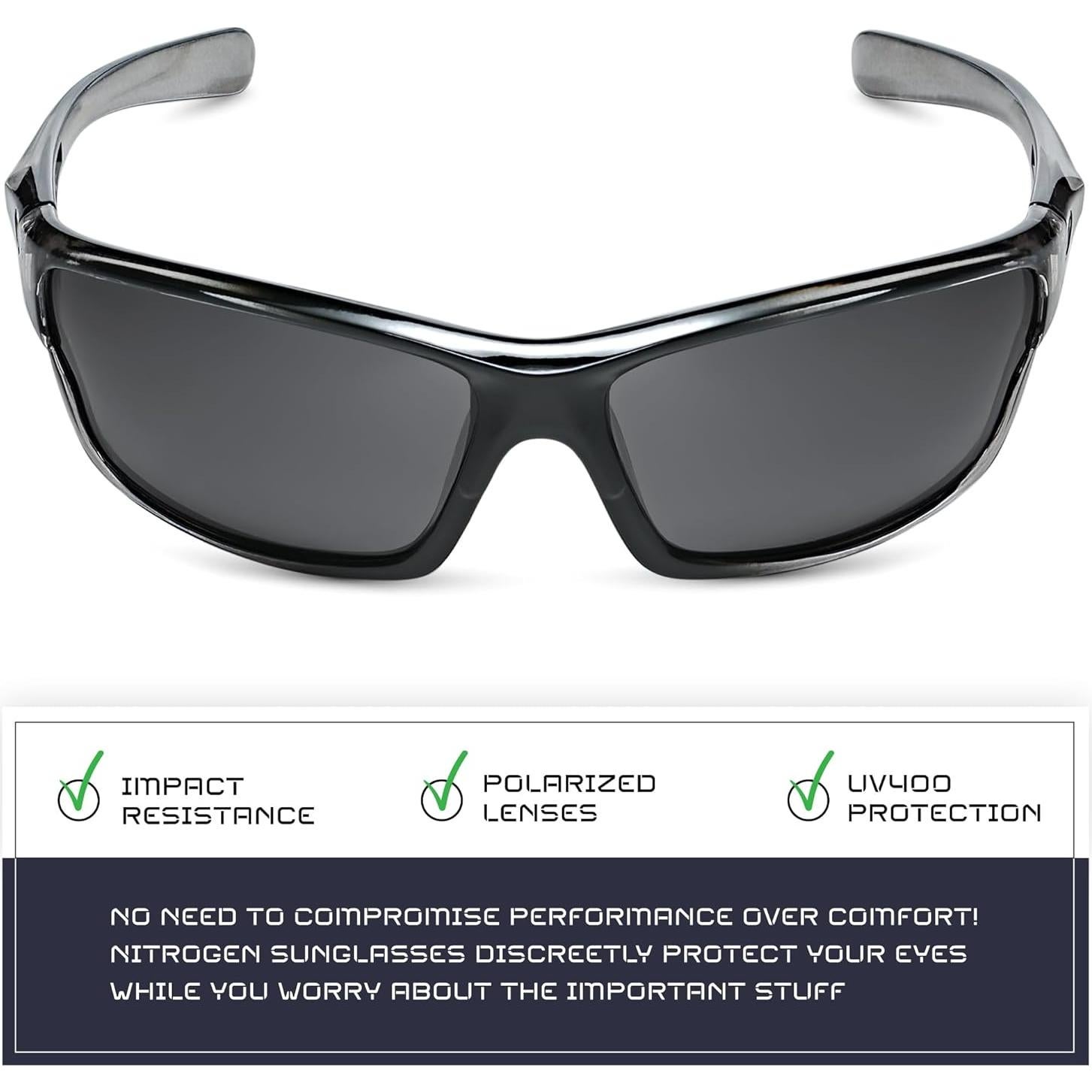 Gafas de sol deportivas Nitrogen polarizadas UV400 unisex