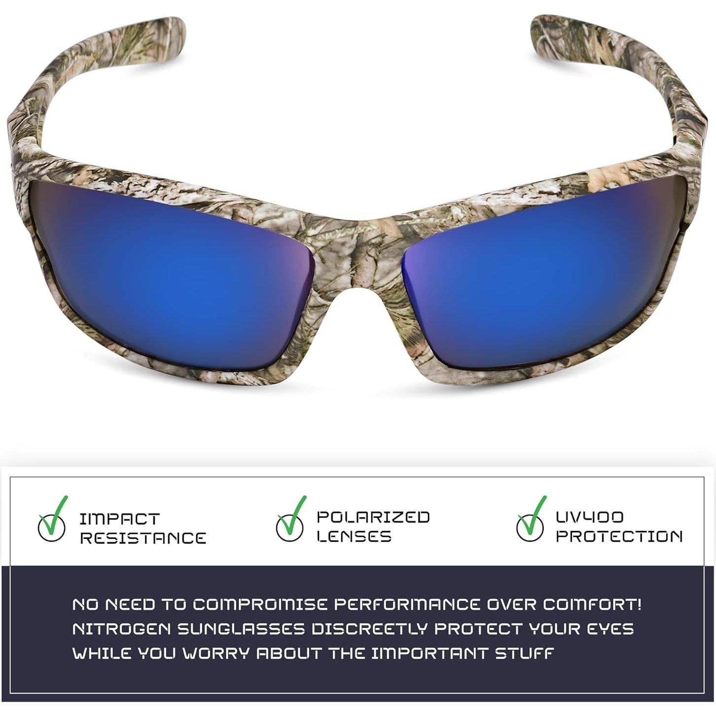 Gafas de sol deportivas Nitrogen polarizadas UV400 unisex