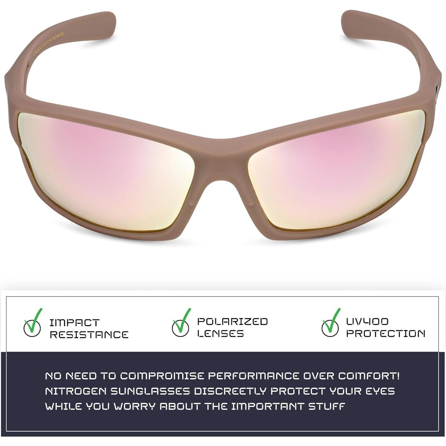 Gafas de sol deportivas Nitrogen polarizadas UV400 unisex