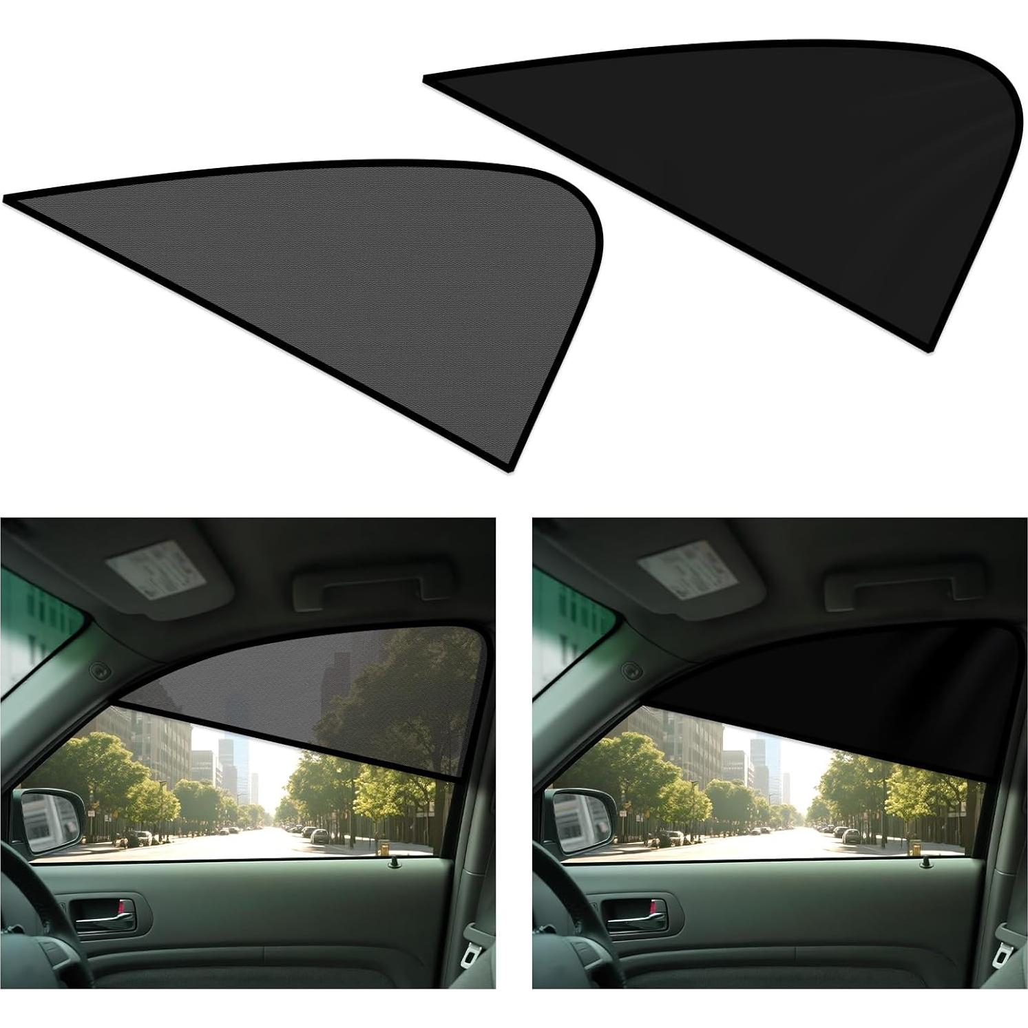 Cortinas para Ventanas de Coche ZATOOTO 2 Piezas Magnéticas UV