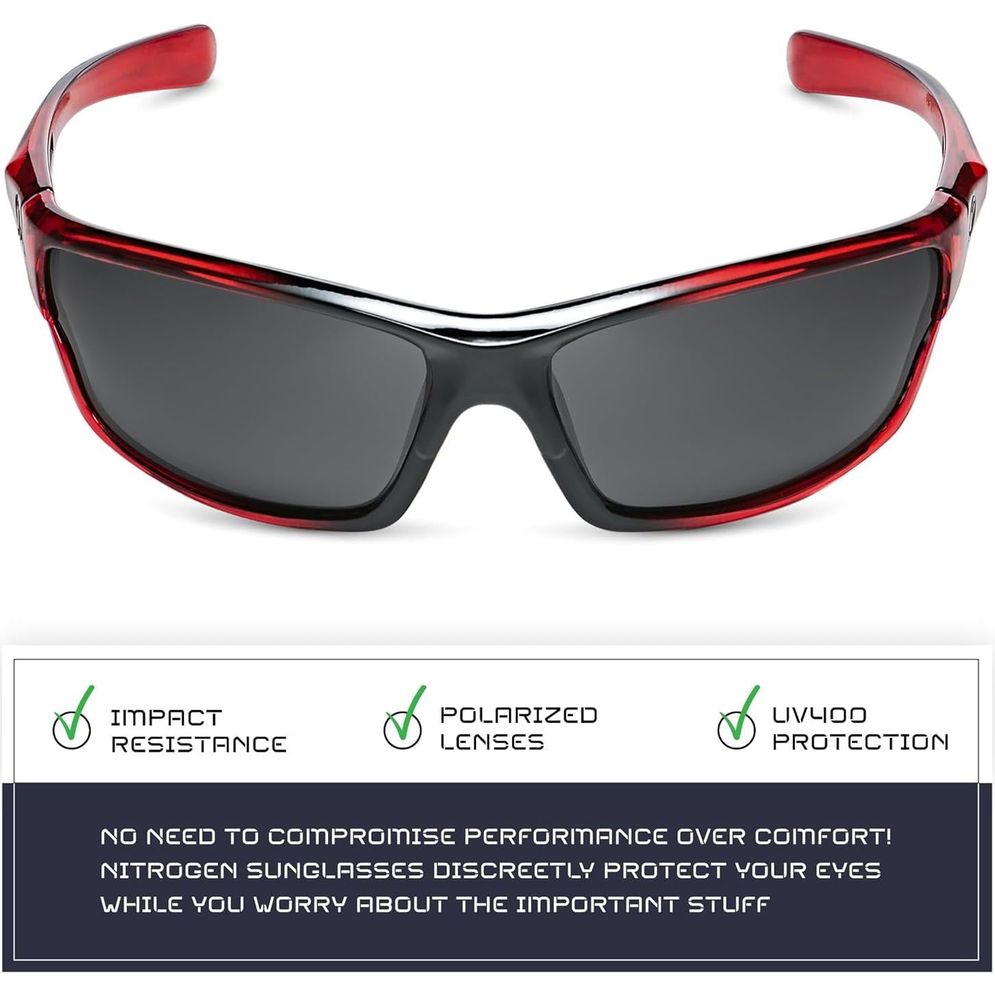 Gafas de sol deportivas Nitrogen polarizadas UV400 unisex