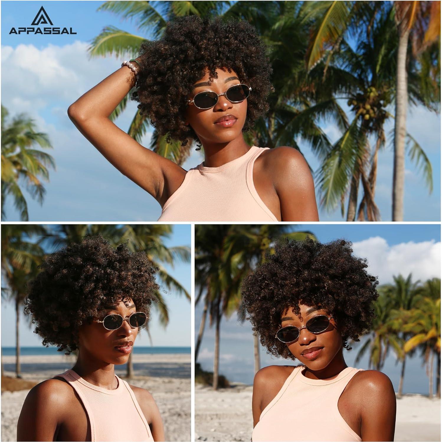 Gafas de sol ovaladas retro Appassal UV400 unisex 90s