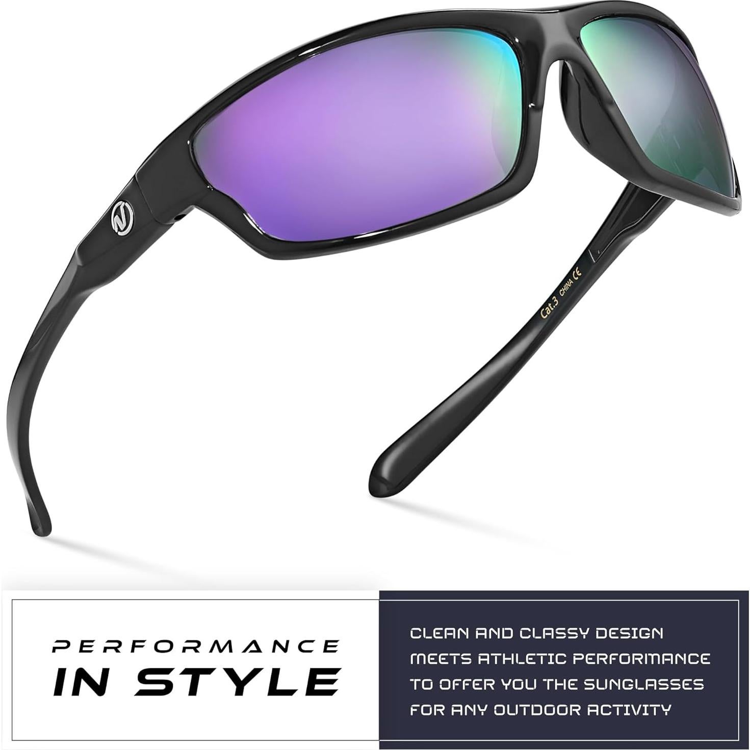 Gafas de sol deportivas Nitrogen polarizadas UV400 unisex