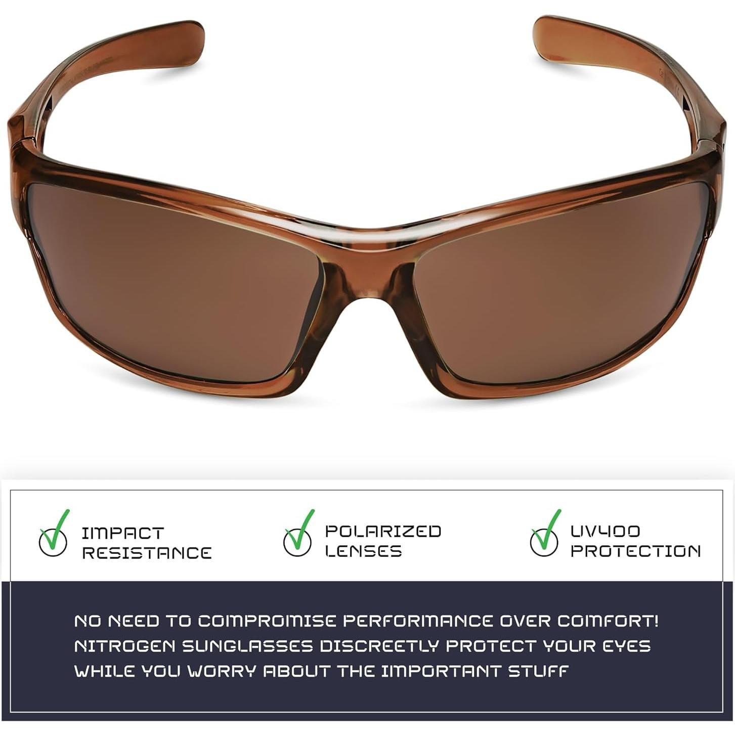 Gafas de sol deportivas Nitrogen polarizadas UV400 unisex