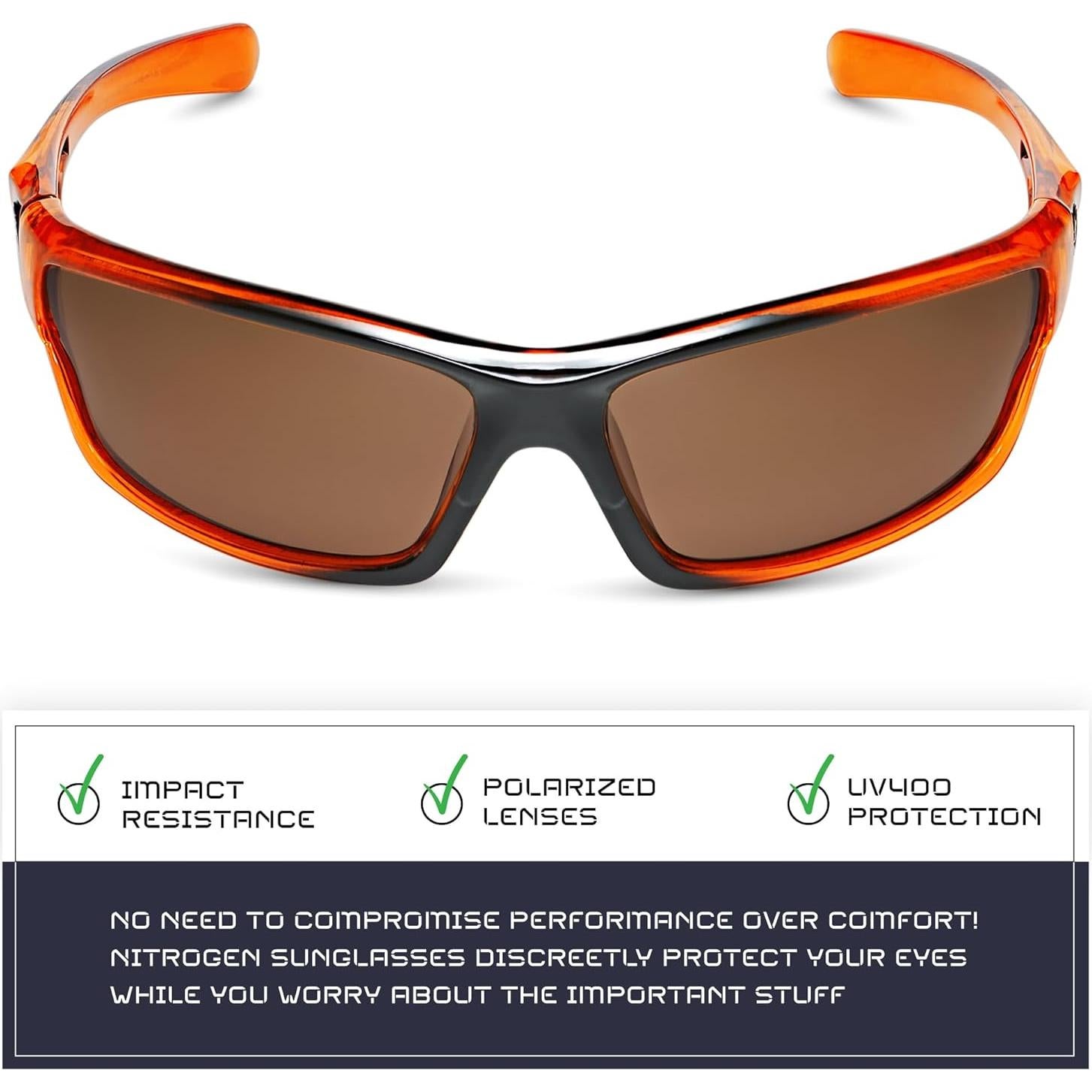 Gafas de sol deportivas Nitrogen polarizadas UV400 unisex