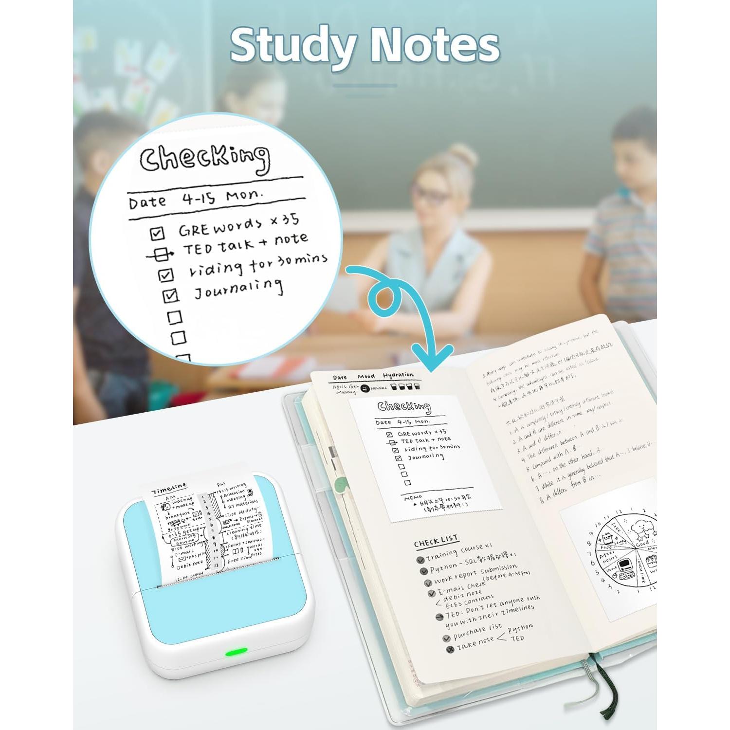 Impresora de Stickers Anycash S1 Térmica Bluetooth Portátil