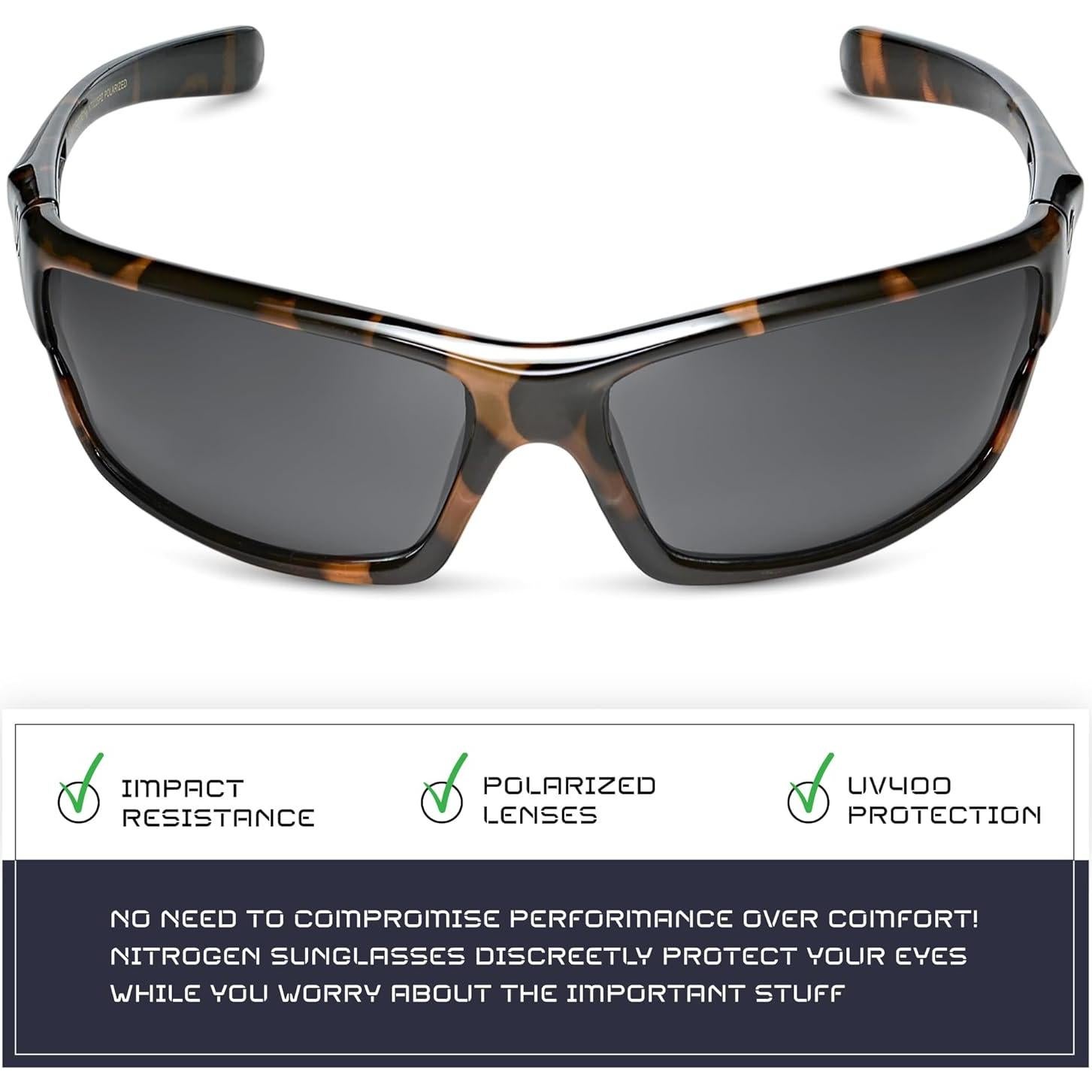 Gafas de sol deportivas Nitrogen polarizadas UV400 unisex