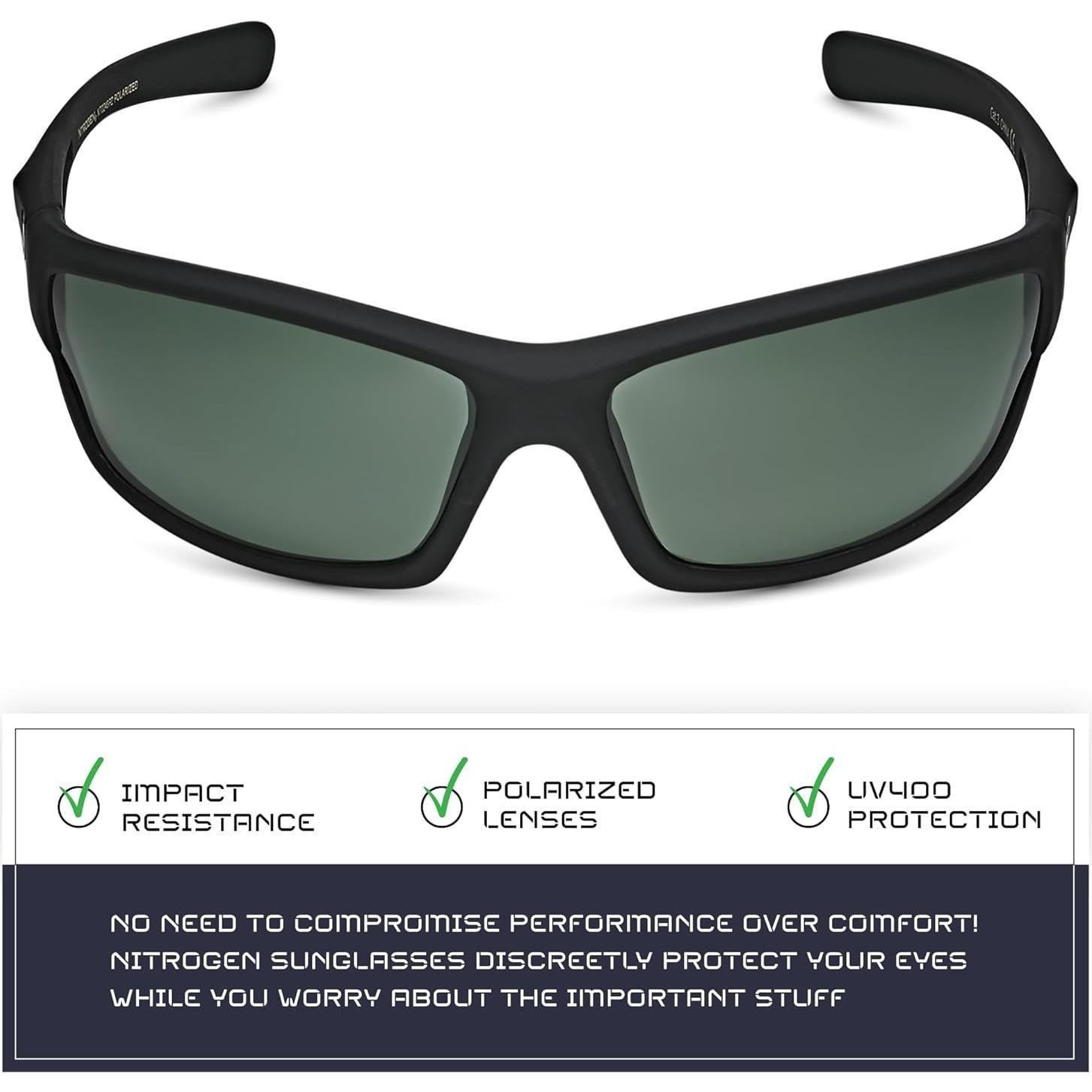 Gafas de sol deportivas Nitrogen polarizadas UV400 unisex