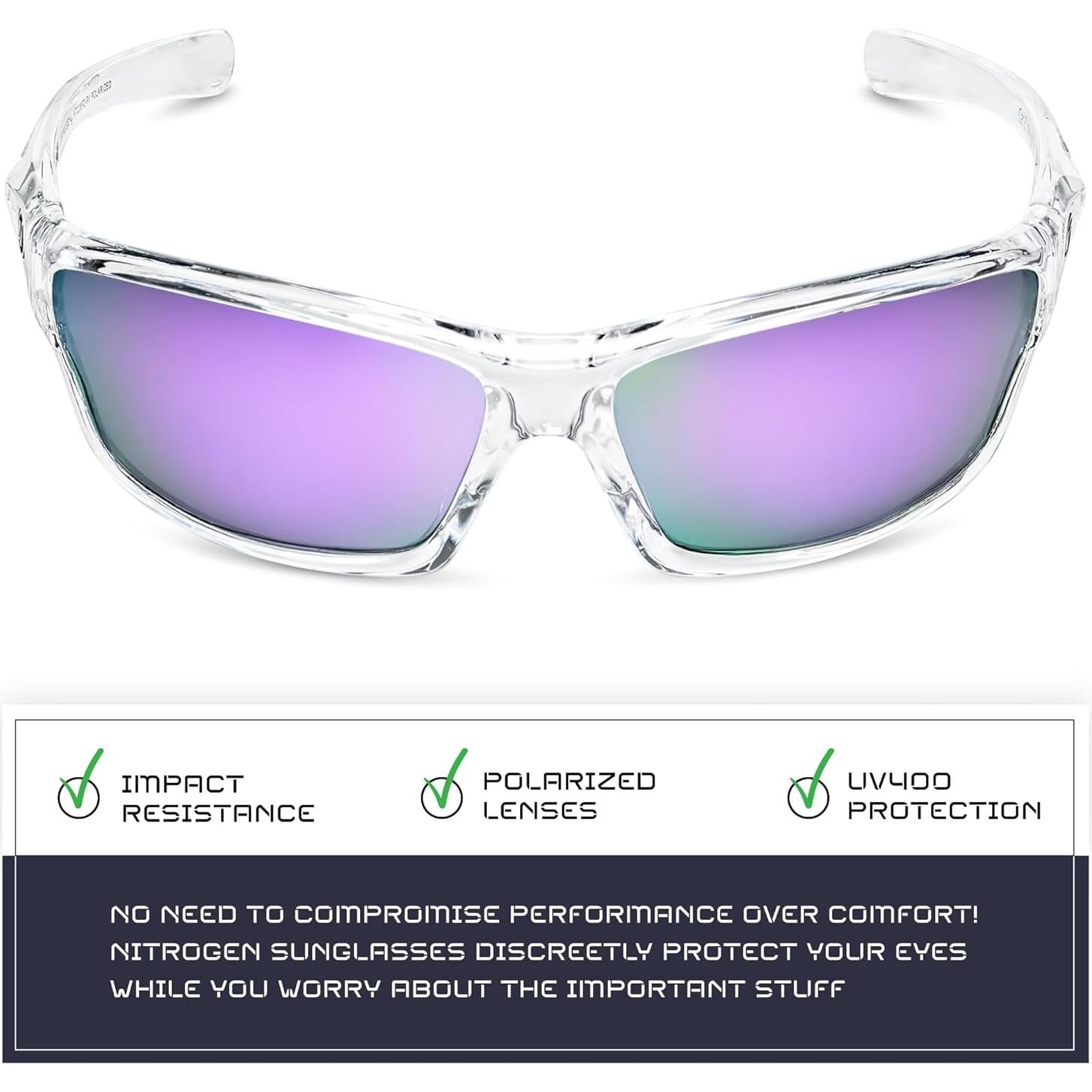 Gafas de sol deportivas Nitrogen polarizadas UV400 unisex