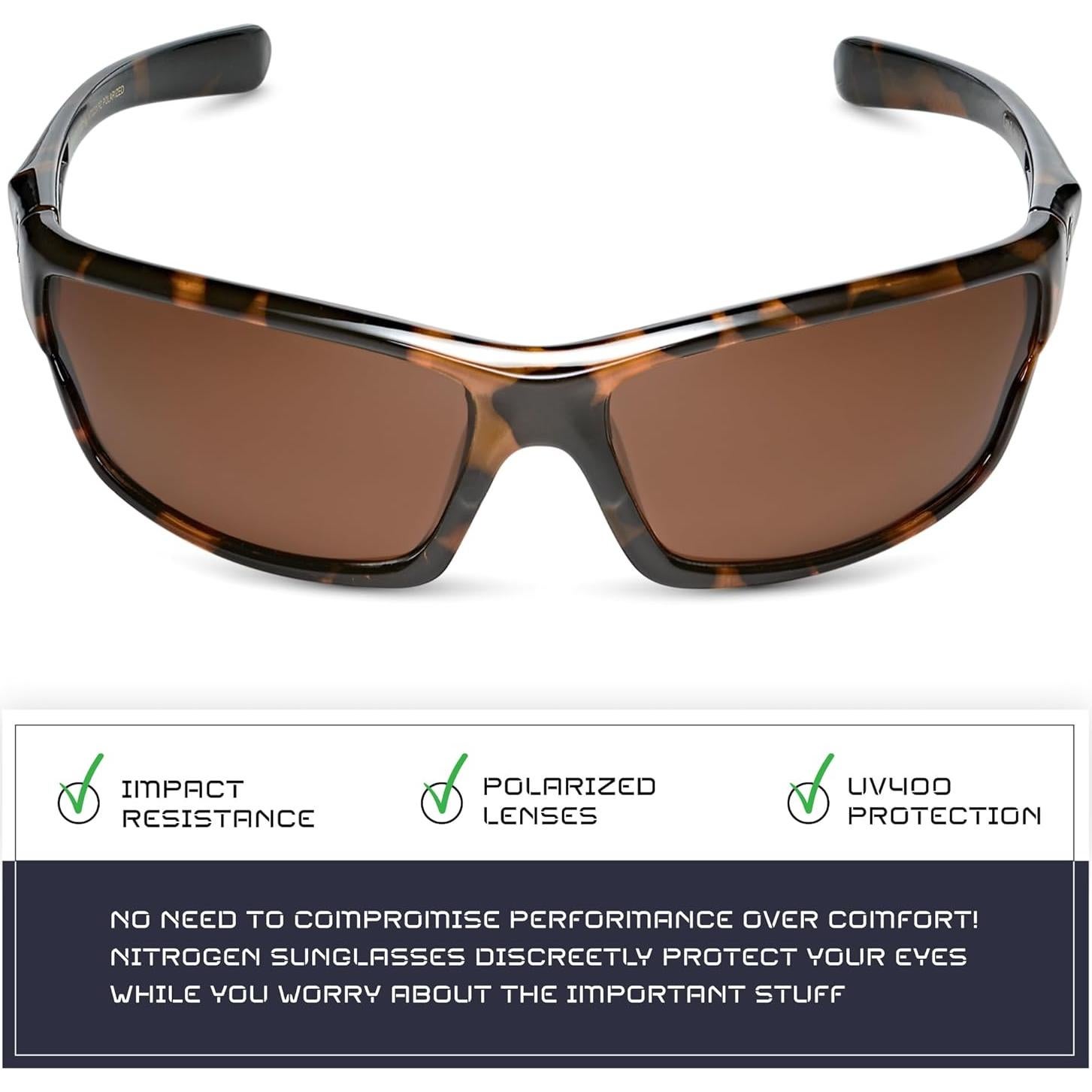 Gafas de sol deportivas Nitrogen polarizadas UV400 unisex