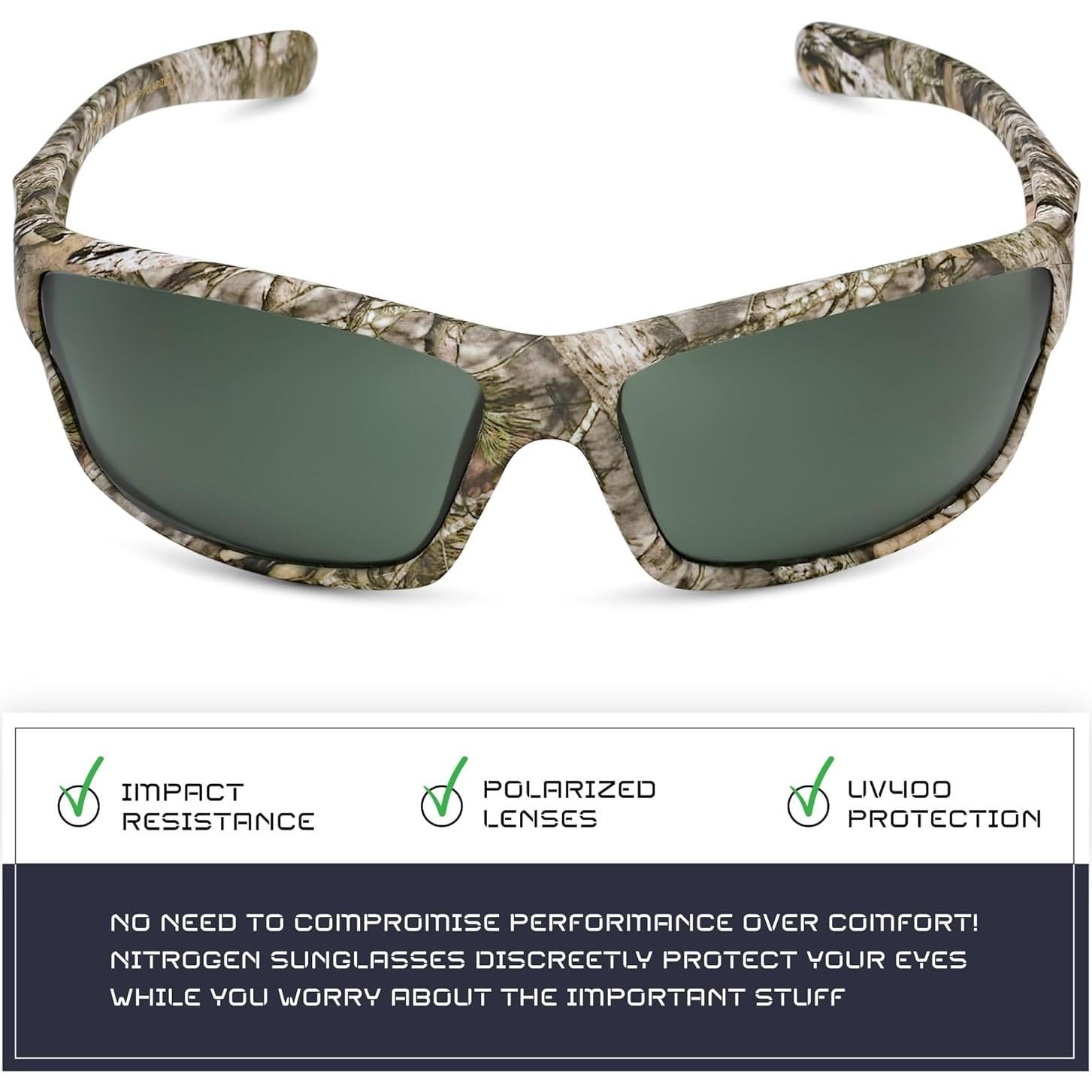 Gafas de sol deportivas Nitrogen polarizadas UV400 unisex