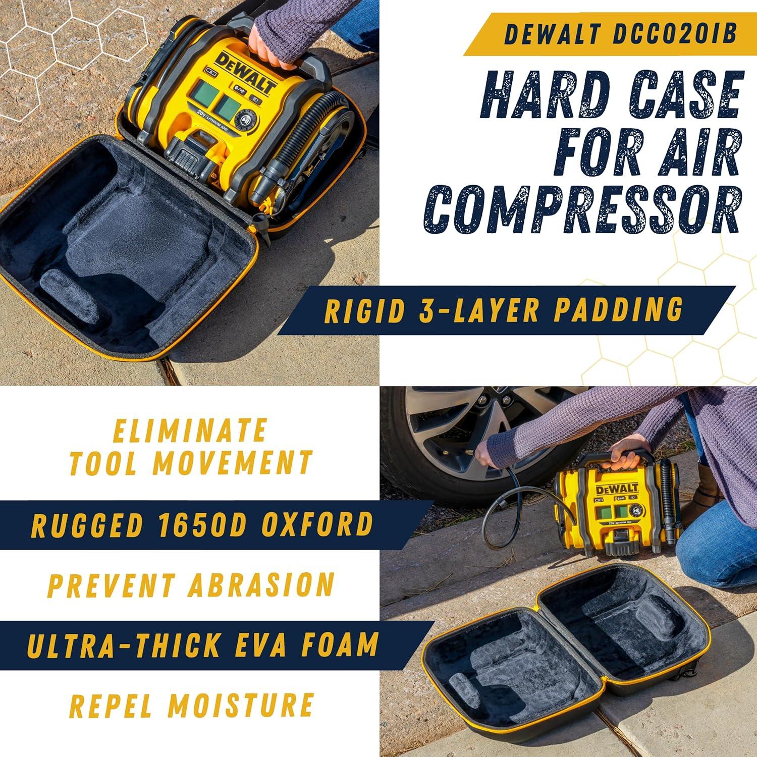 Funda Dura DEWALT DCC020IB 20V Max con Cremalleras YKK