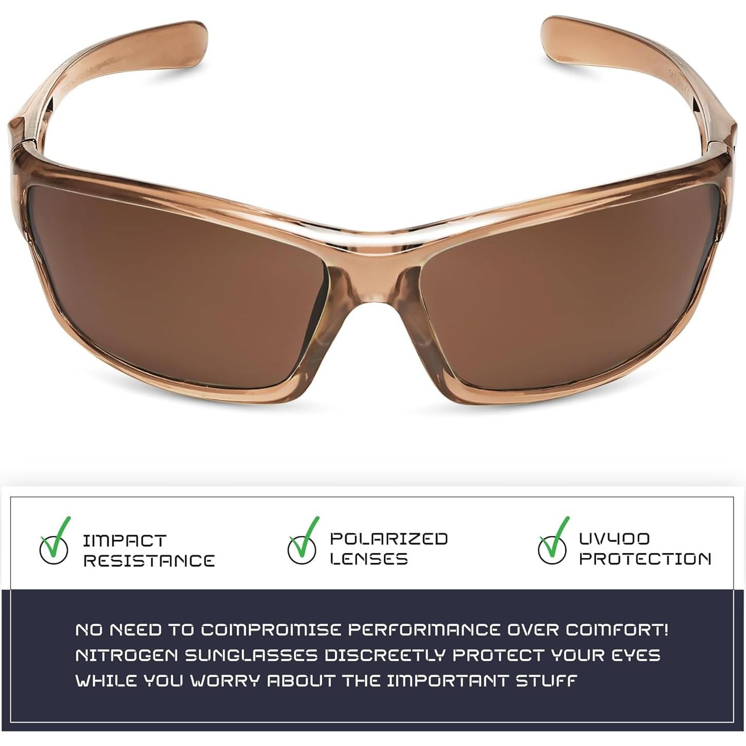 Gafas de sol deportivas Nitrogen polarizadas UV400 unisex