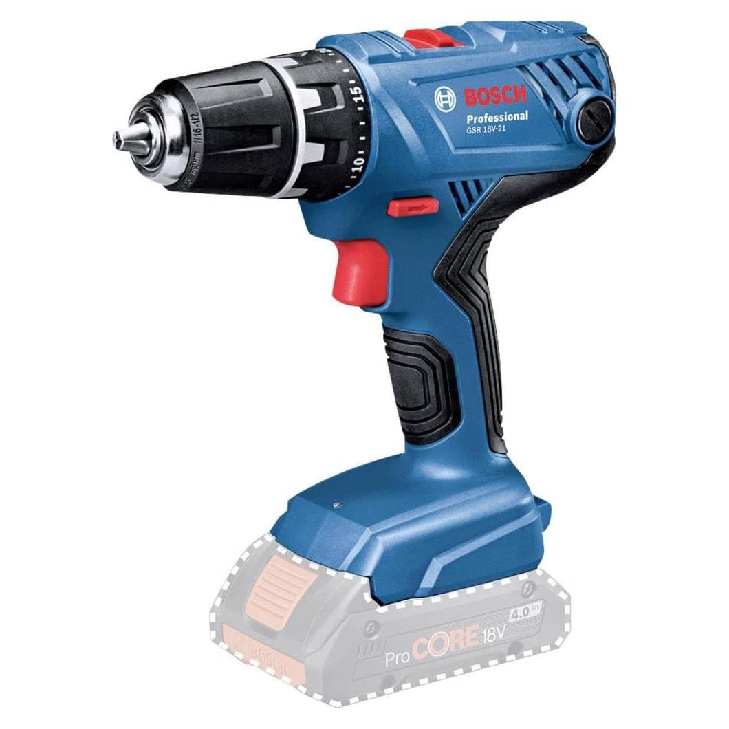 Taladro Inalámbrico Bosch Professional GSR 18V-21 55 Nm