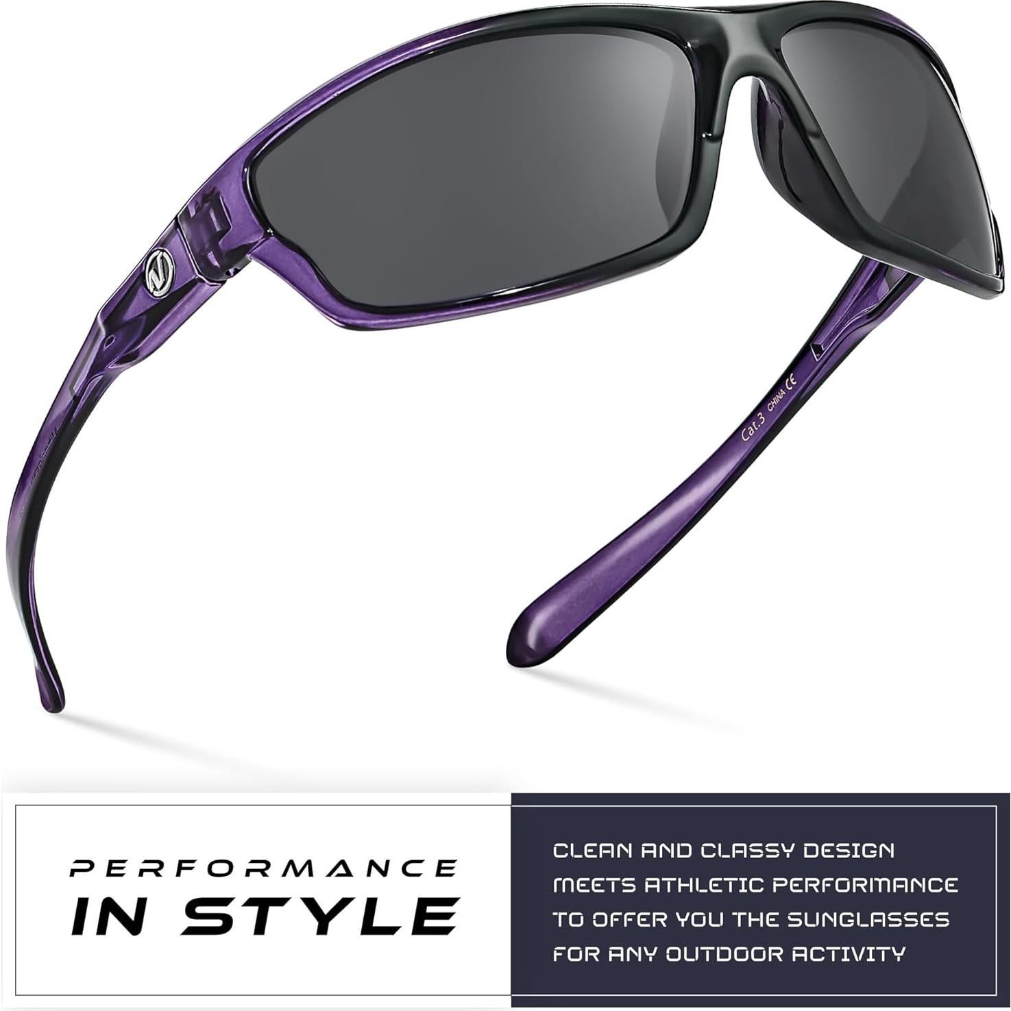 Gafas de sol deportivas Nitrogen UV400 polarizadas unisex