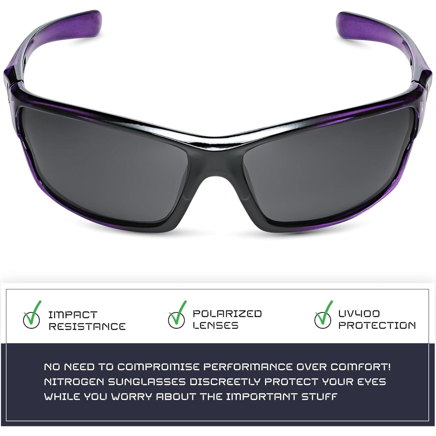 Gafas de sol deportivas Nitrogen UV400 polarizadas unisex