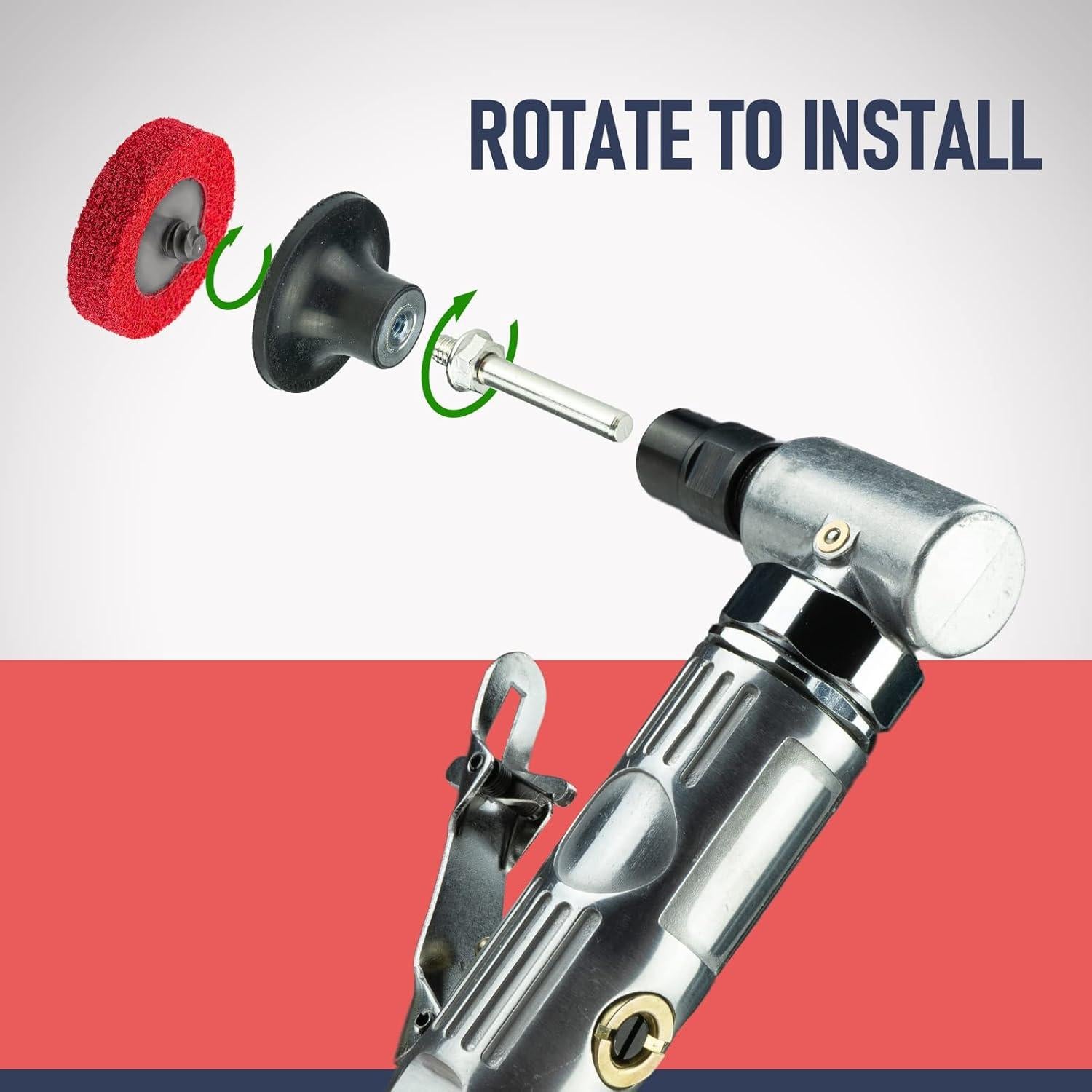 Soporte de almohadilla 2" RENOTEC para discos de lijado - 10 piezas