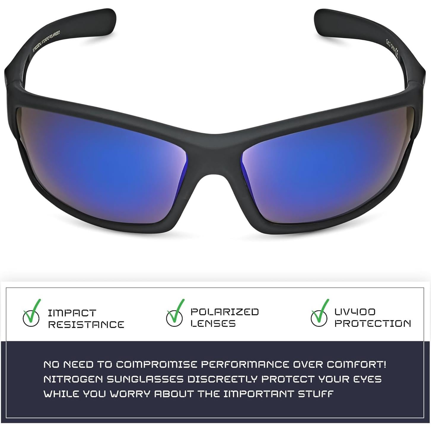 Gafas de sol deportivas Nitrogen polarizadas UV400 unisex