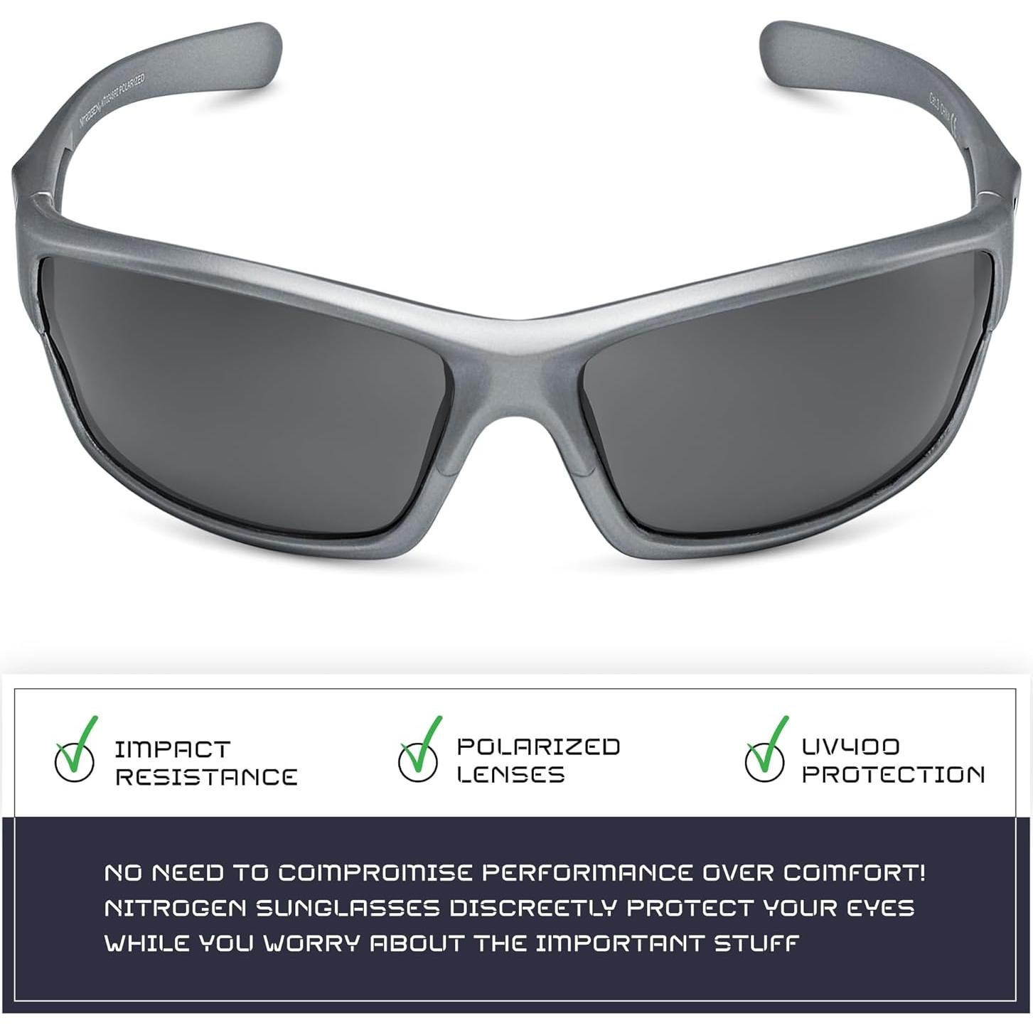 Gafas de sol deportivas Nitrogen polarizadas UV400 unisex