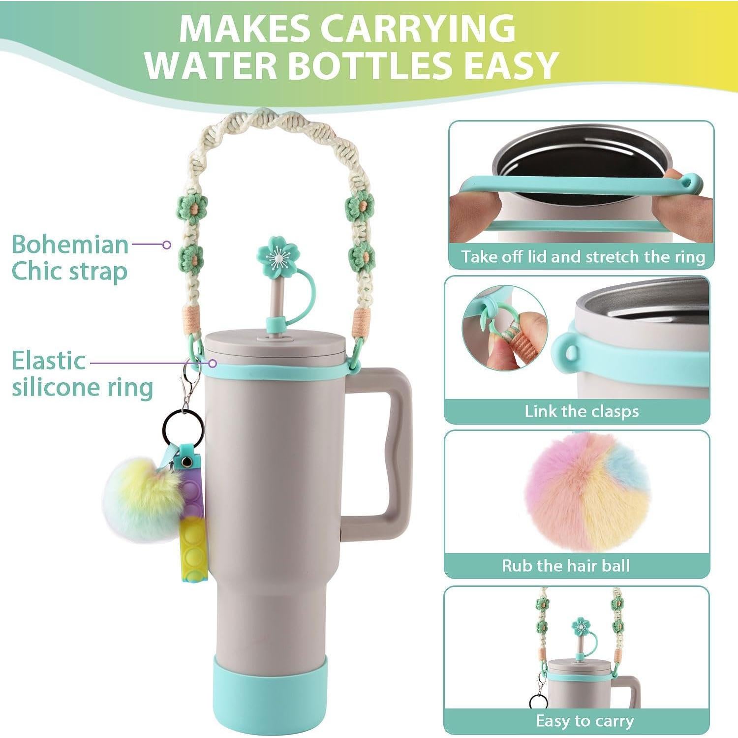 Juego de Accesorios para Taza Stanley Hmobnv 6 Piezas Verde