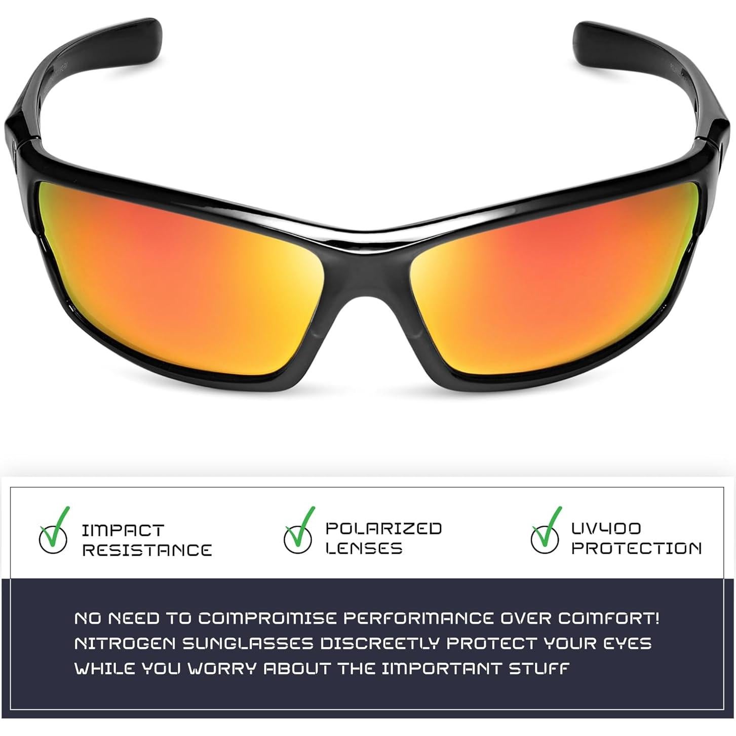 Gafas de sol deportivas Nitrogen polarizadas UV400 unisex