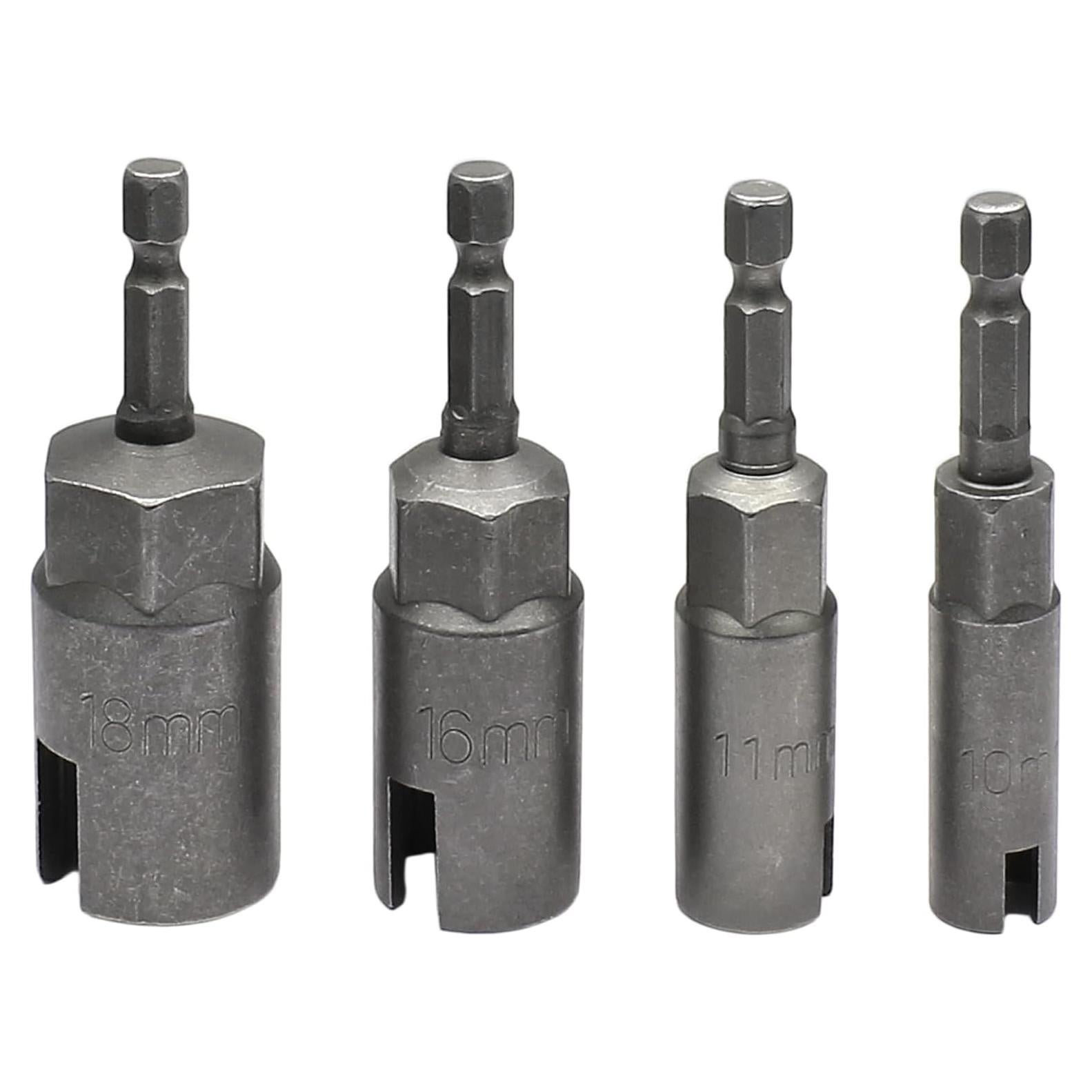 Juego de 4 Controladores de Tuerca Hexagonal Litoexpe 10-18mm