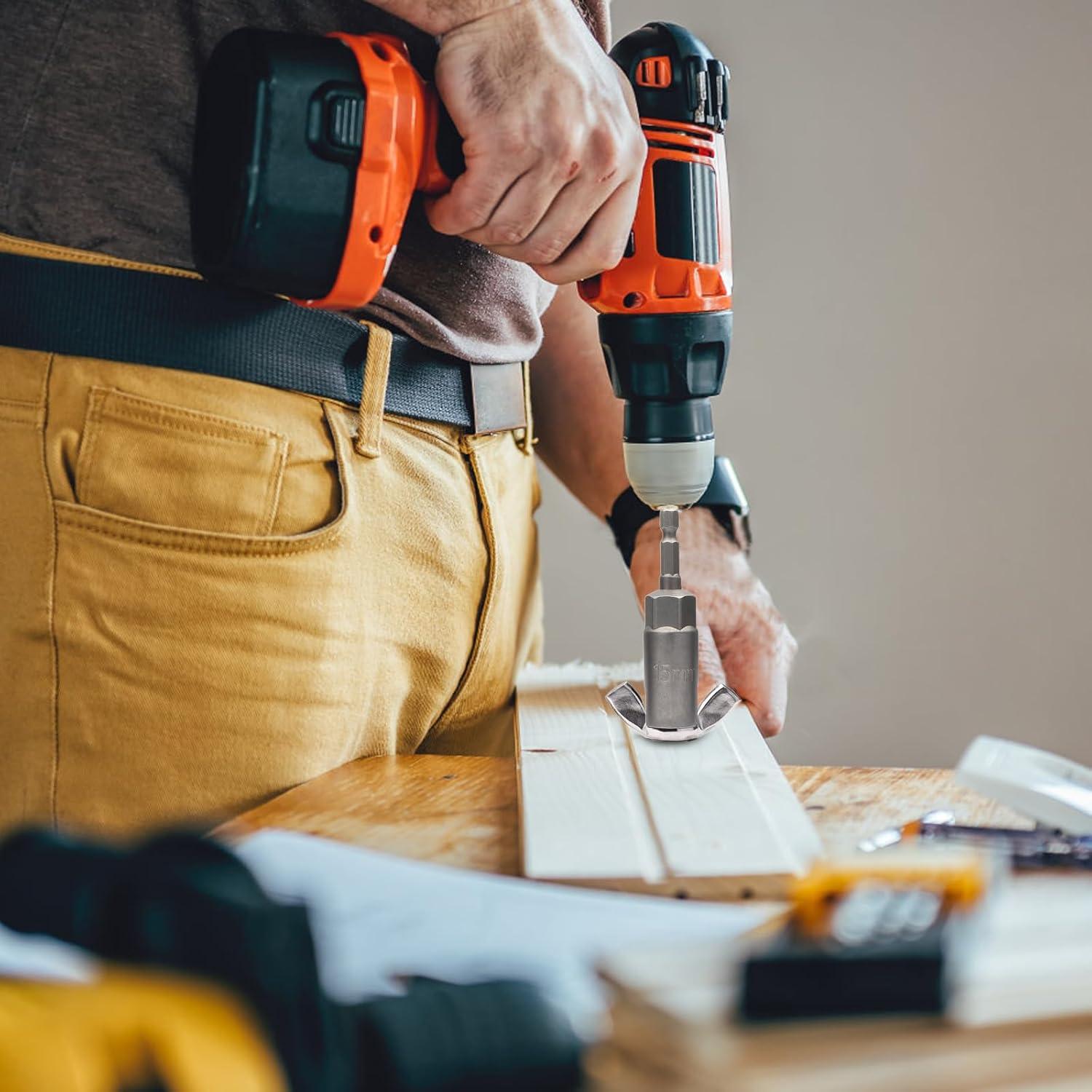 Juego de 4 Controladores de Tuerca Hexagonal Litoexpe 10-18mm