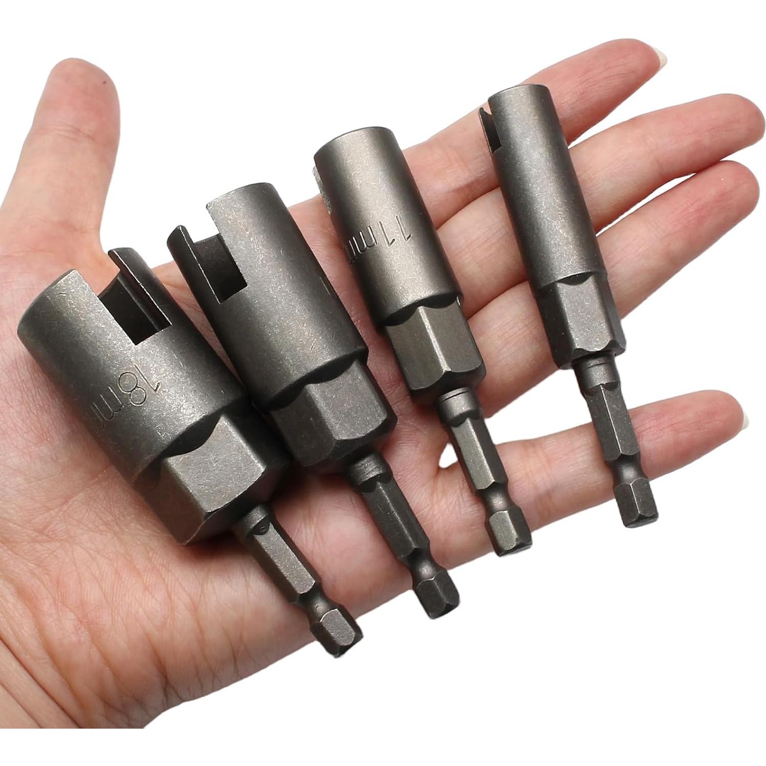 Juego de 4 Controladores de Tuerca Hexagonal Litoexpe 10-18mm