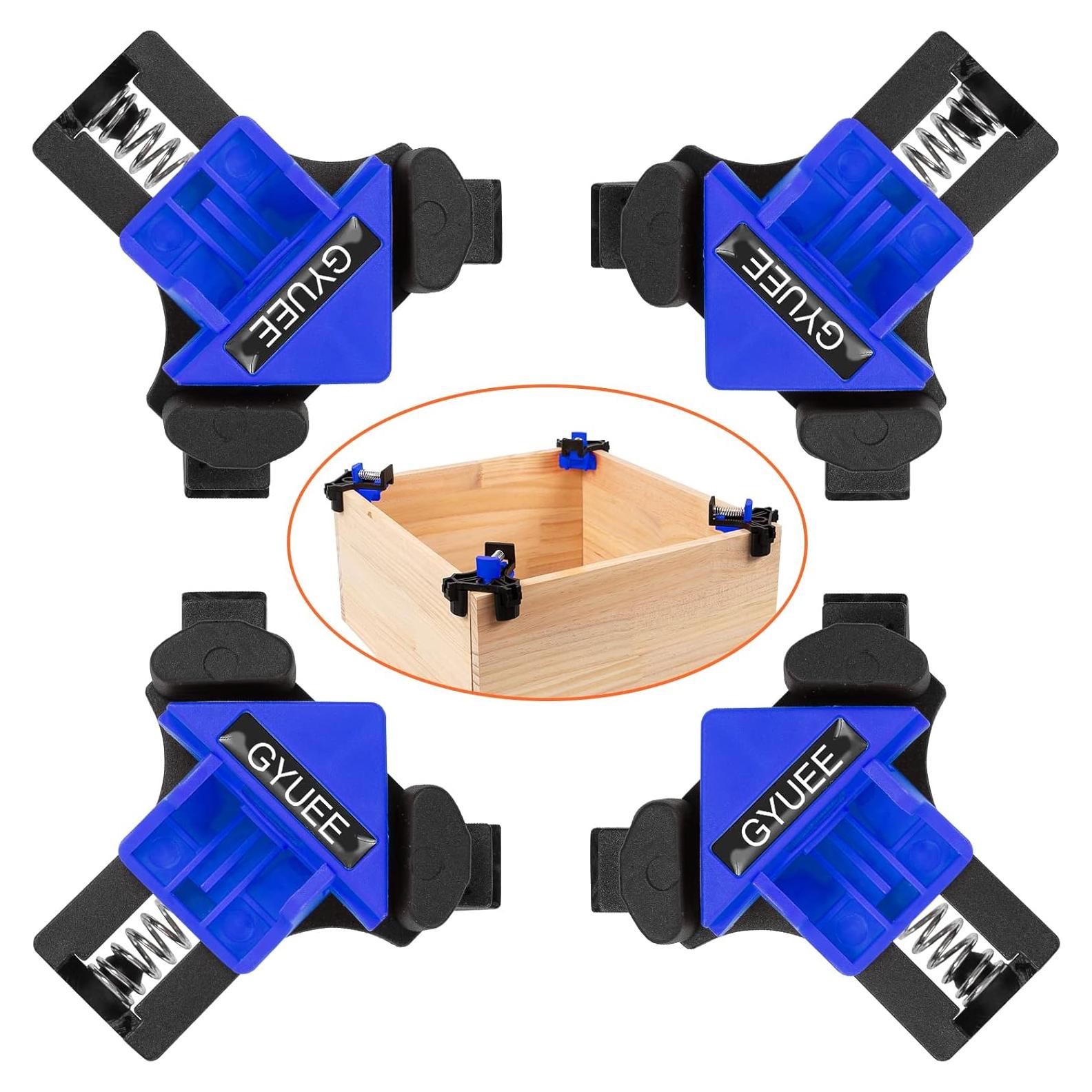 Juego de 4 Abrazaderas de Ángulo Recto GYUEE 90 Grados
