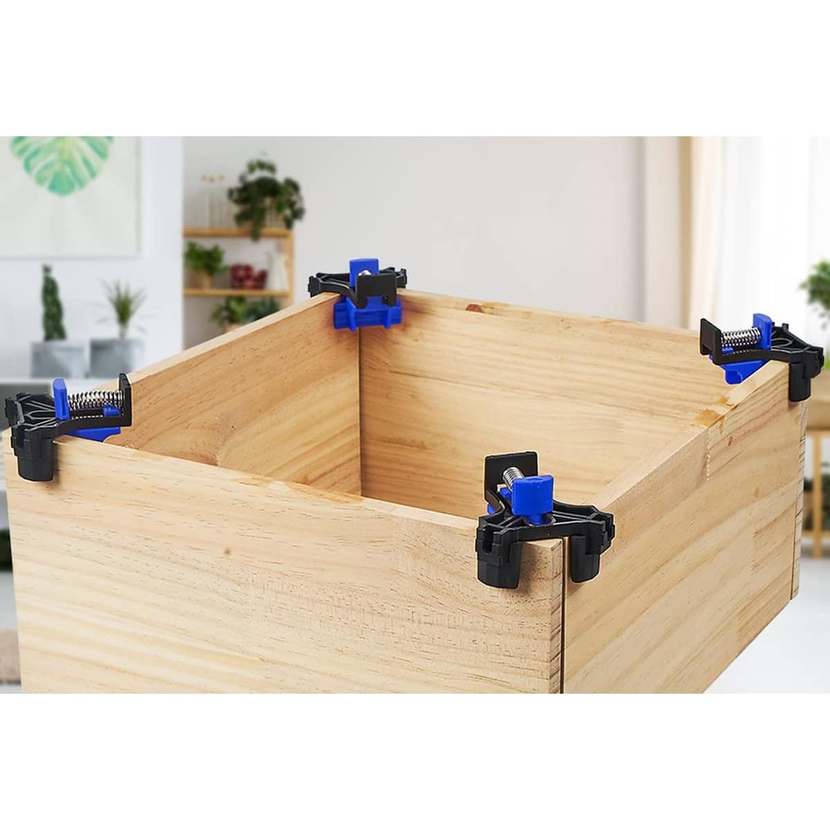 Juego de 4 Abrazaderas de Ángulo Recto GYUEE 90 Grados