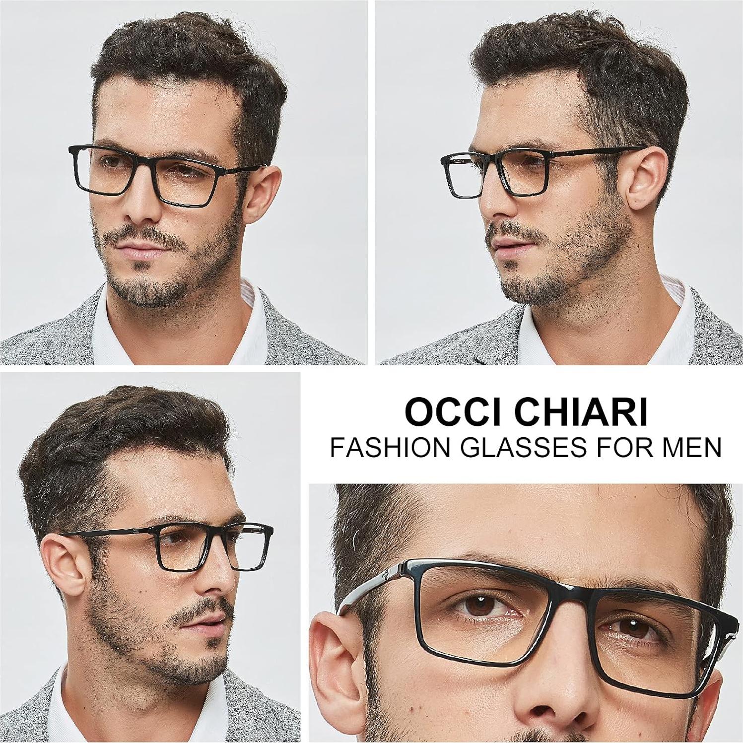 Gafas de Luz Azul OCCI CHIARI para Hombres Montura Óptica