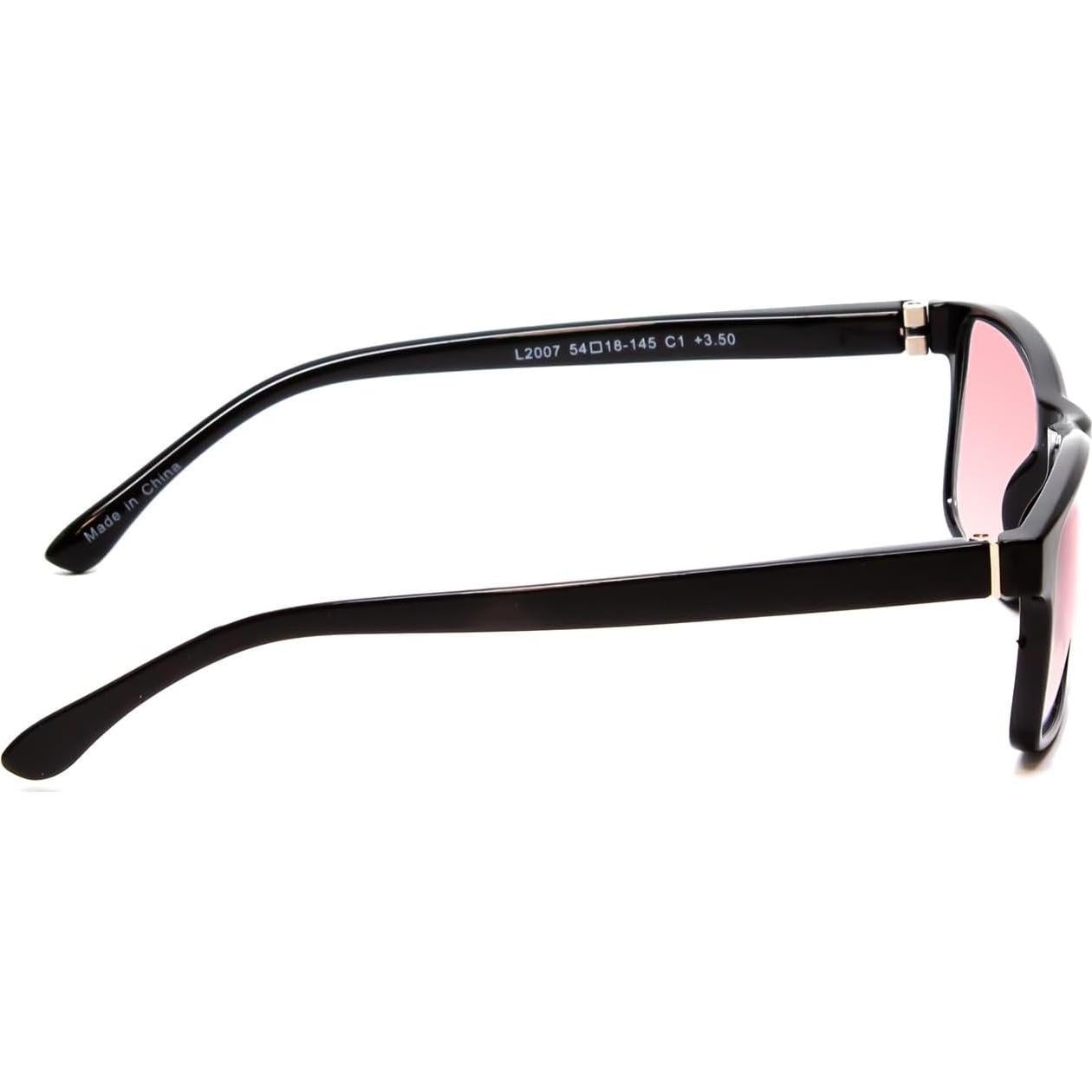 Gafas de lectura FL-41 Medspex rosa para fotofobia y migrañas
