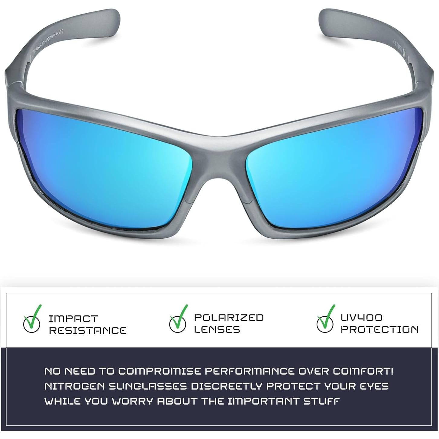 Gafas de sol deportivas Nitrogen polarizadas UV400 unisex