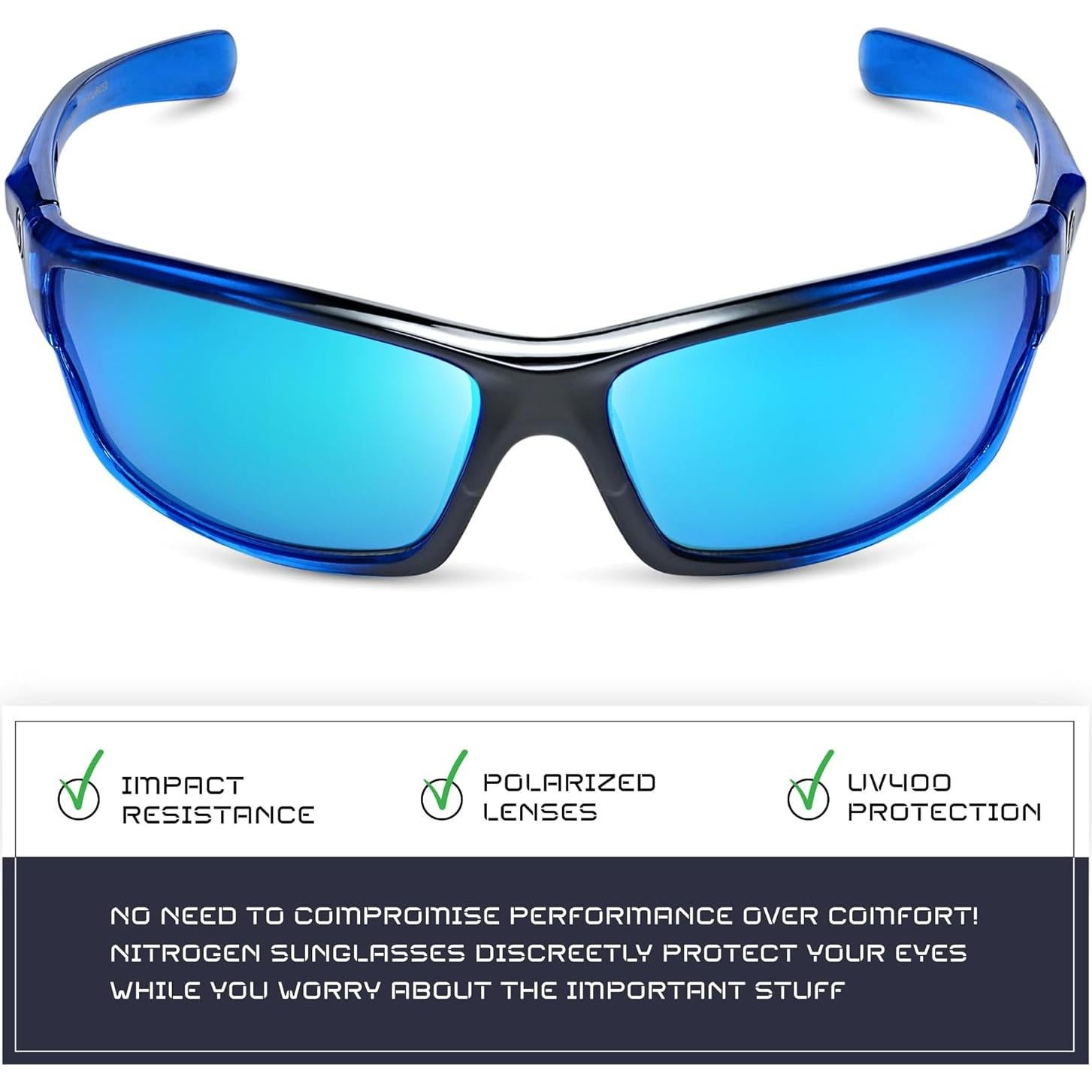 Gafas de sol deportivas Nitrogen polarizadas UV400 unisex