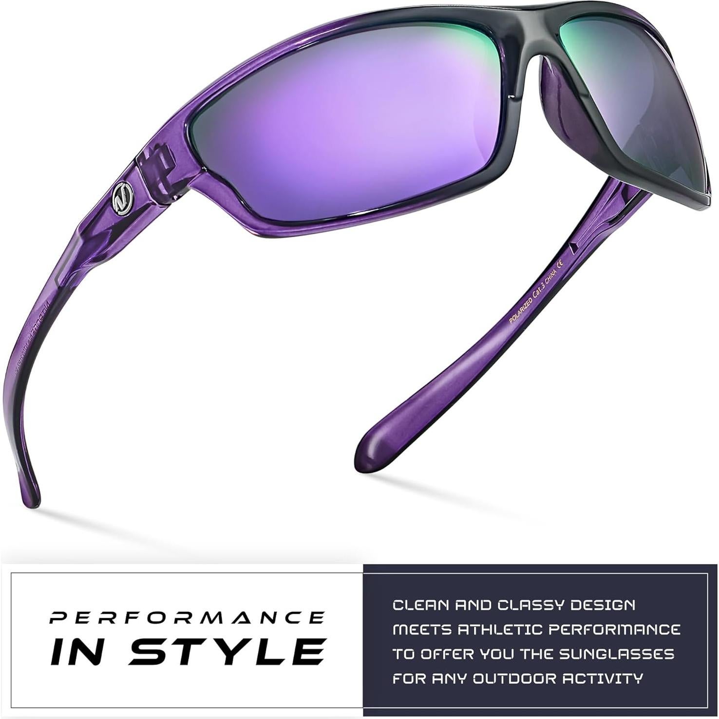 Gafas de sol deportivas Nitrogen UV400 polarizadas unisex