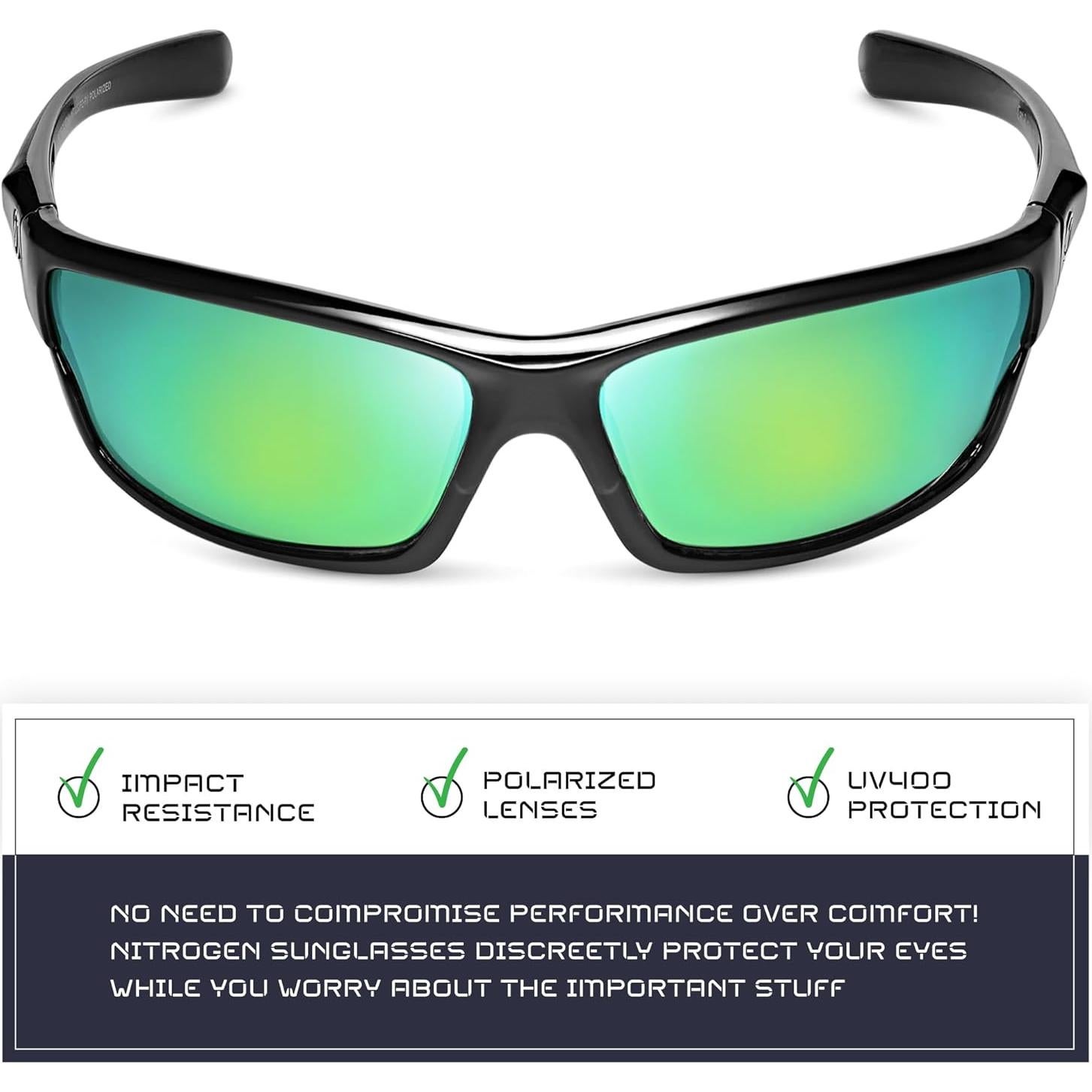 Gafas de sol deportivas Nitrogen polarizadas UV400 unisex