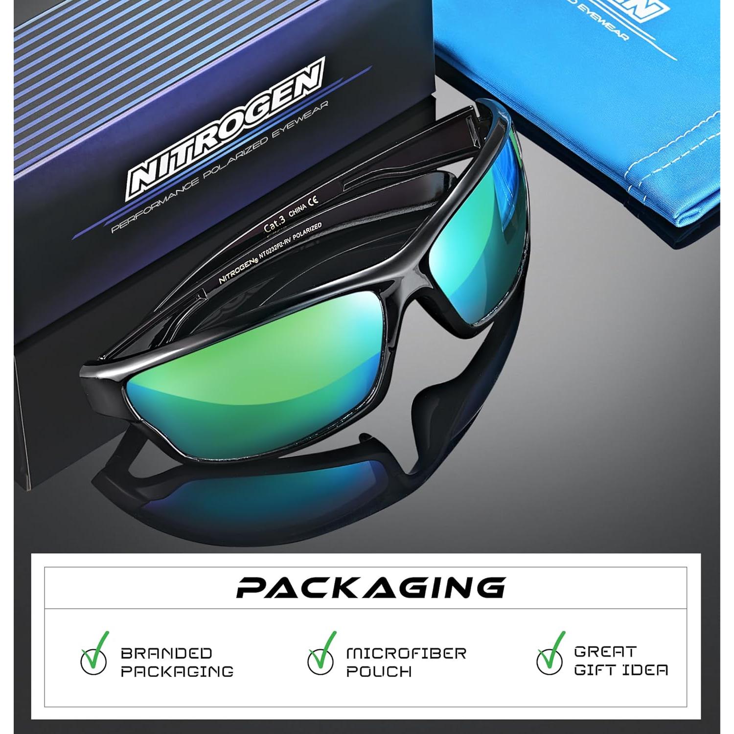 Gafas de sol deportivas Nitrogen polarizadas UV400 unisex