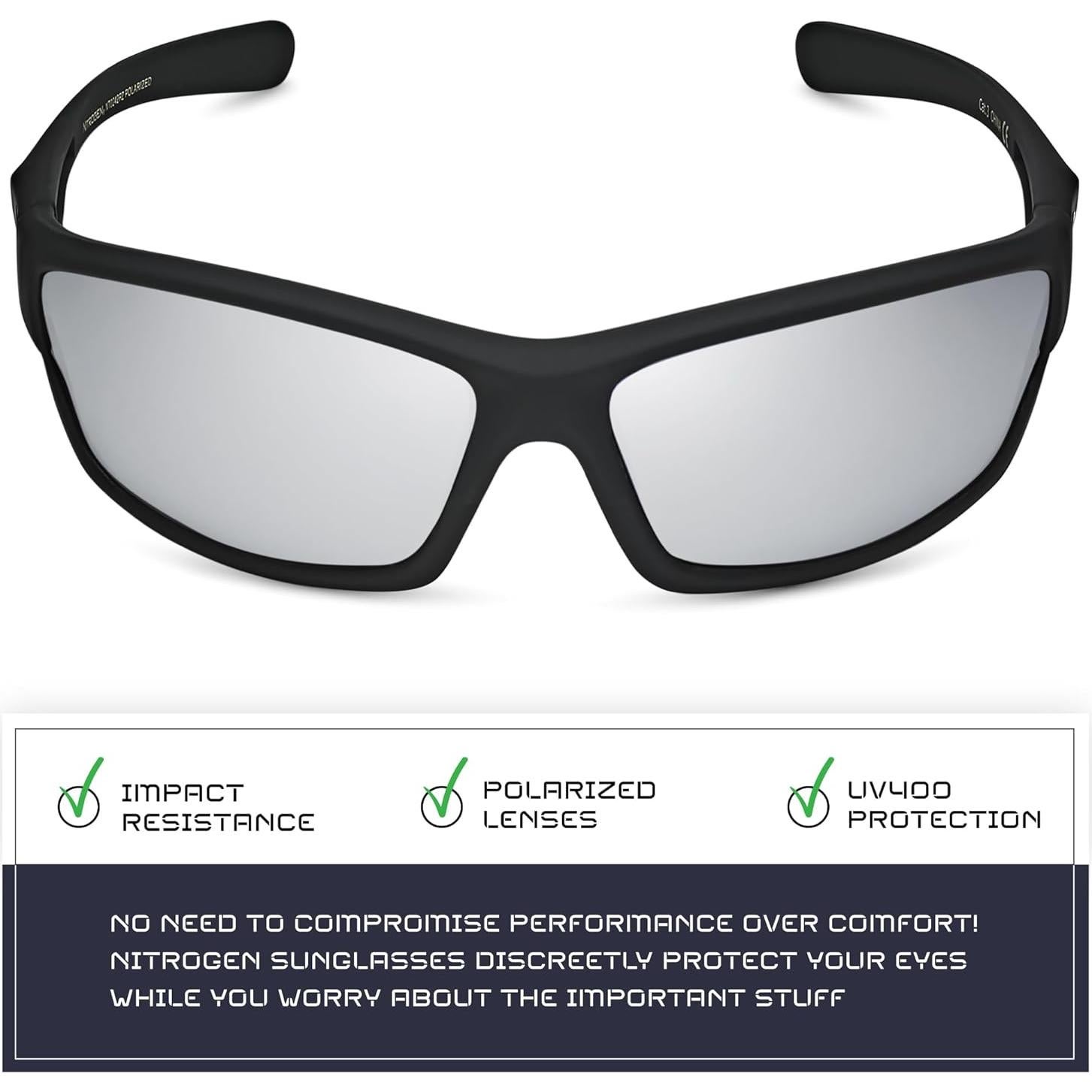 Gafas de sol deportivas Nitrogen polarizadas UV400 unisex