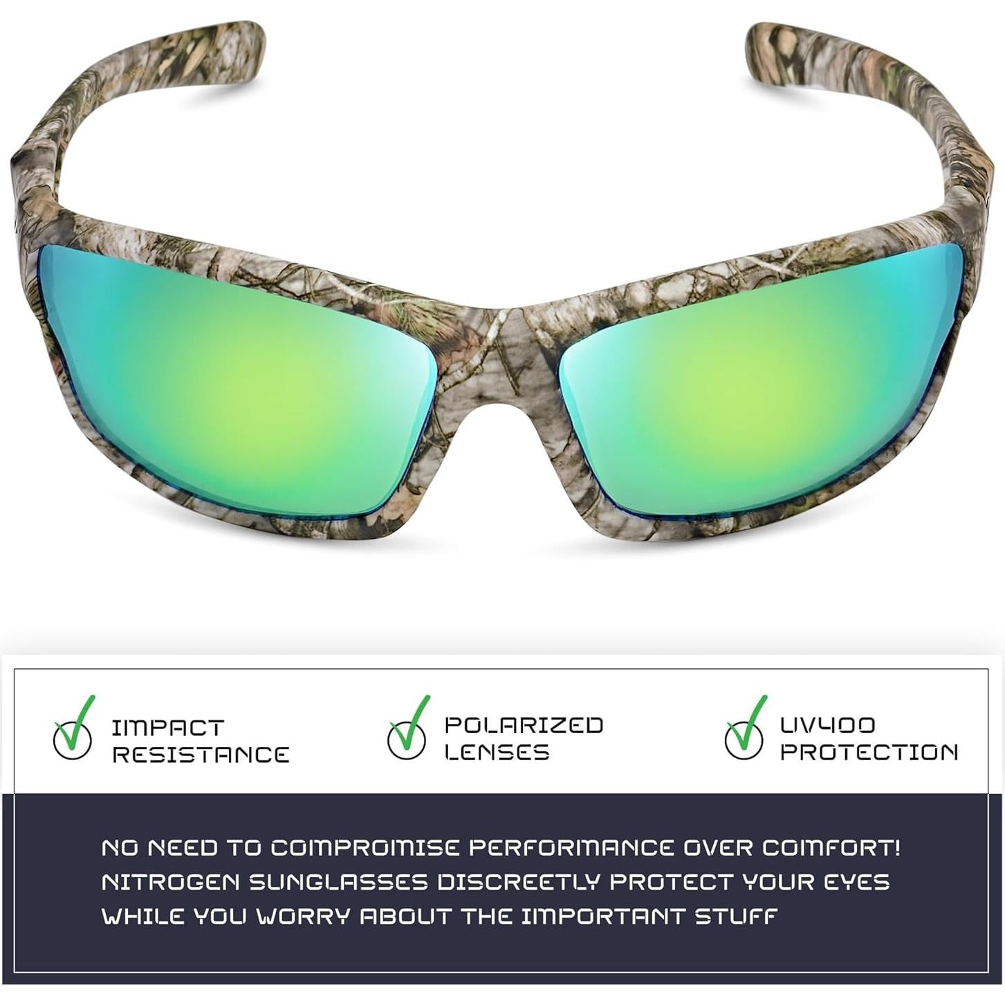 Gafas de sol deportivas Nitrogen polarizadas UV400 unisex