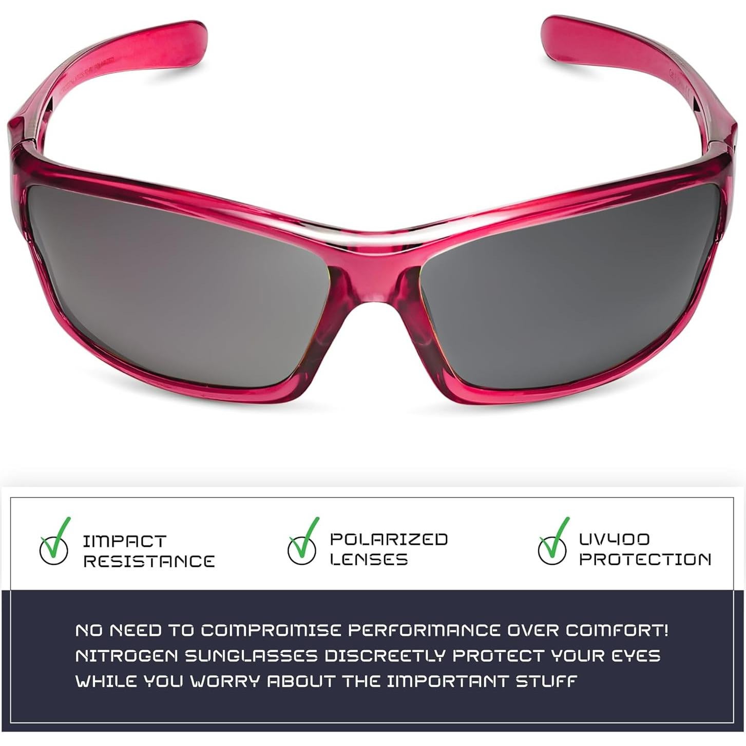 Gafas de sol deportivas Nitrogen polarizadas UV400 unisex